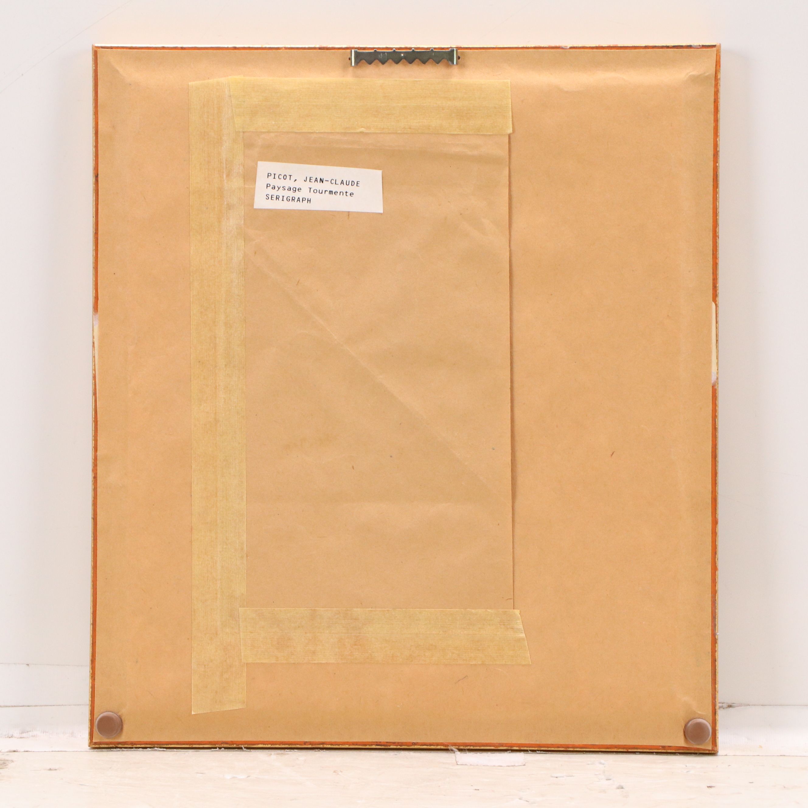 Jean-Claude Picot Serigraph "Paysage Tourmente"