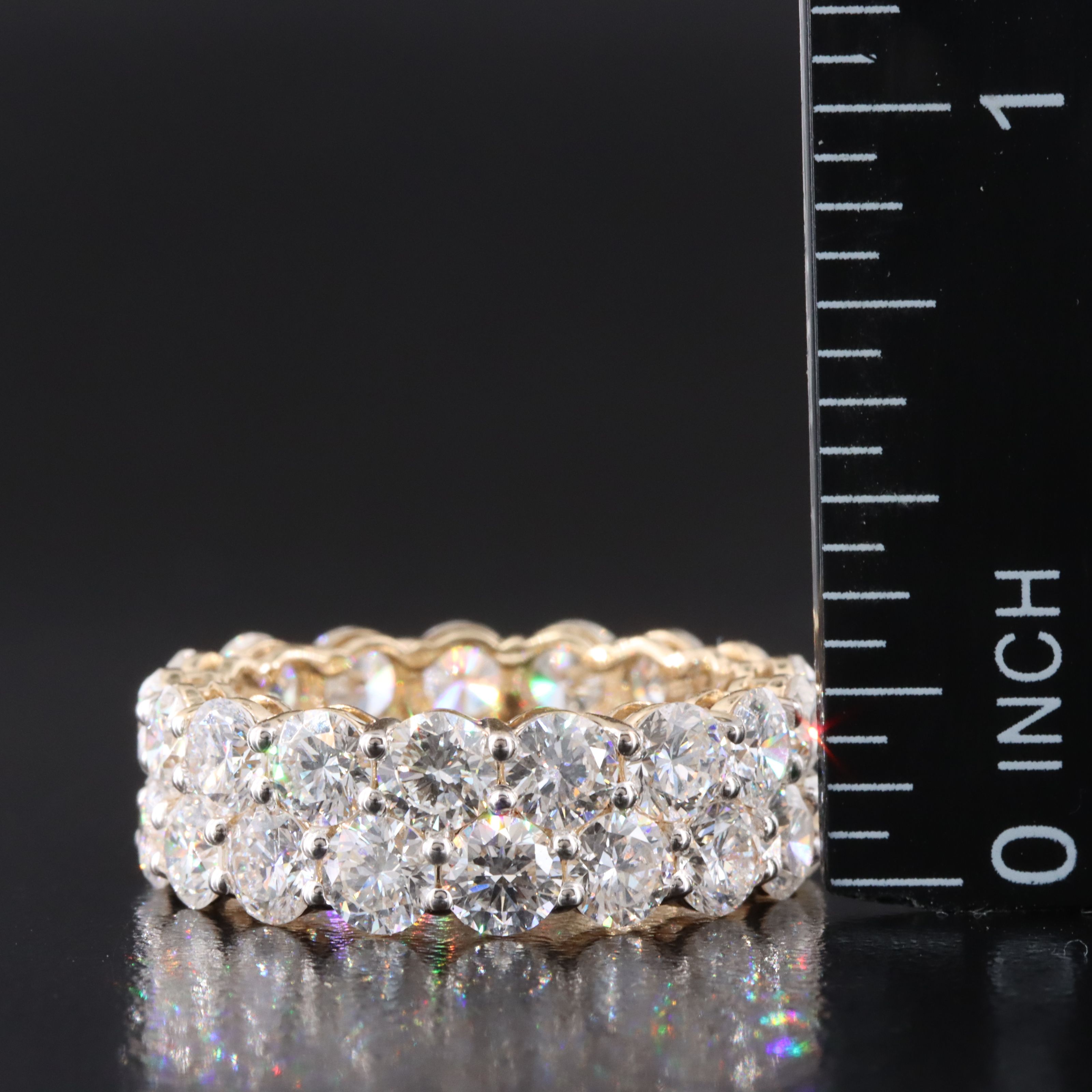 14K 7.61 CTW Lab Grown Diamond Eternity Band