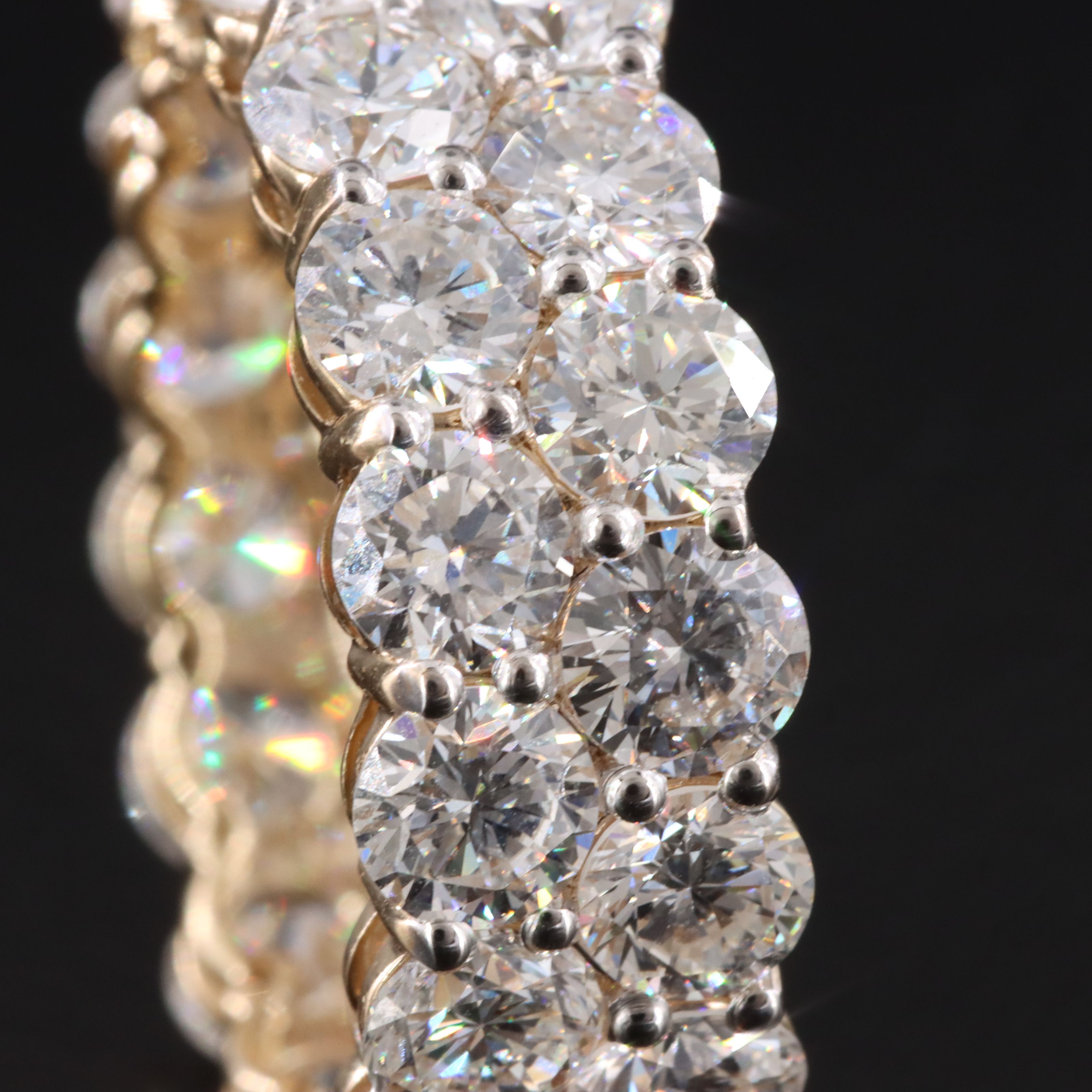 14K 7.61 CTW Lab Grown Diamond Eternity Band