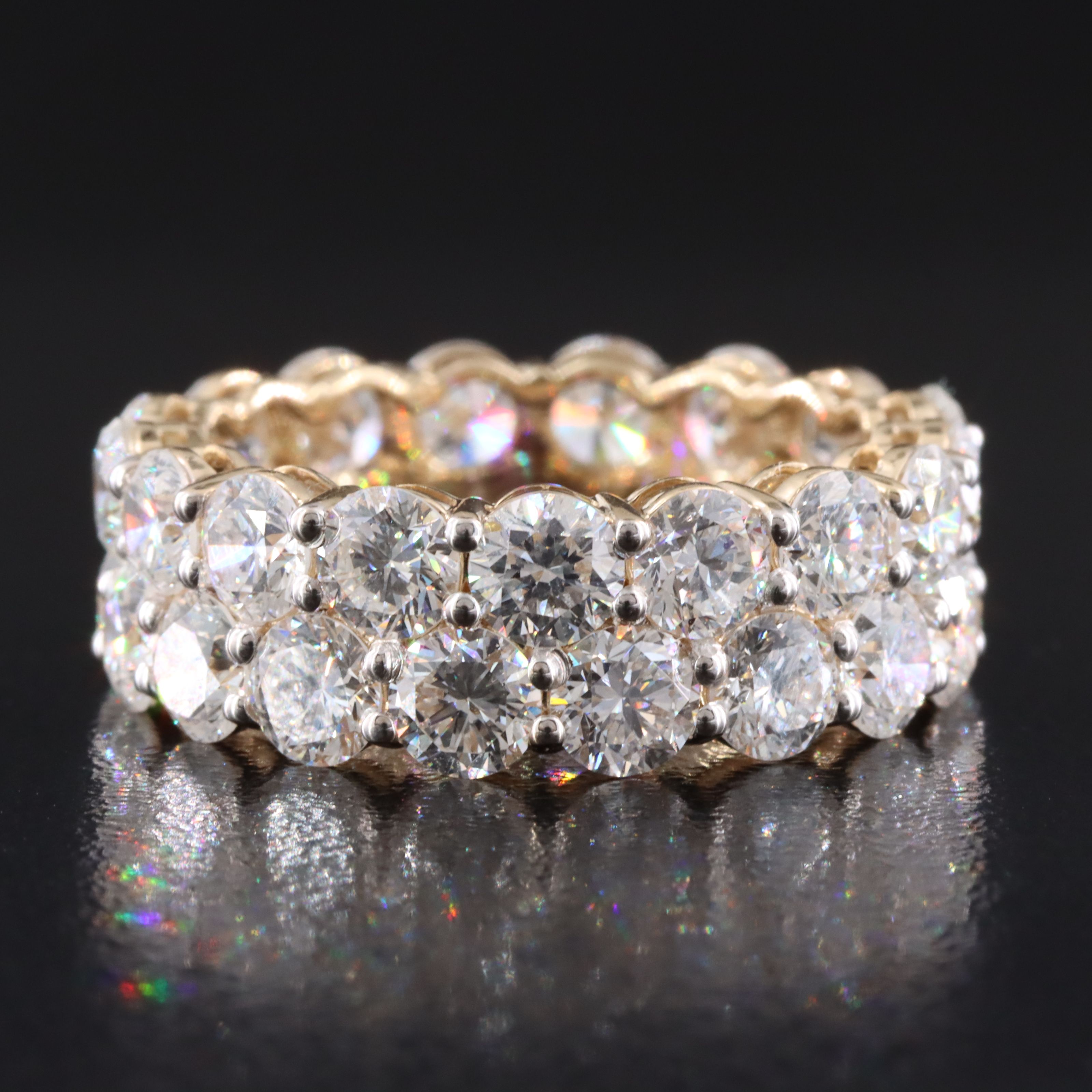 14K 7.61 CTW Lab Grown Diamond Eternity Band