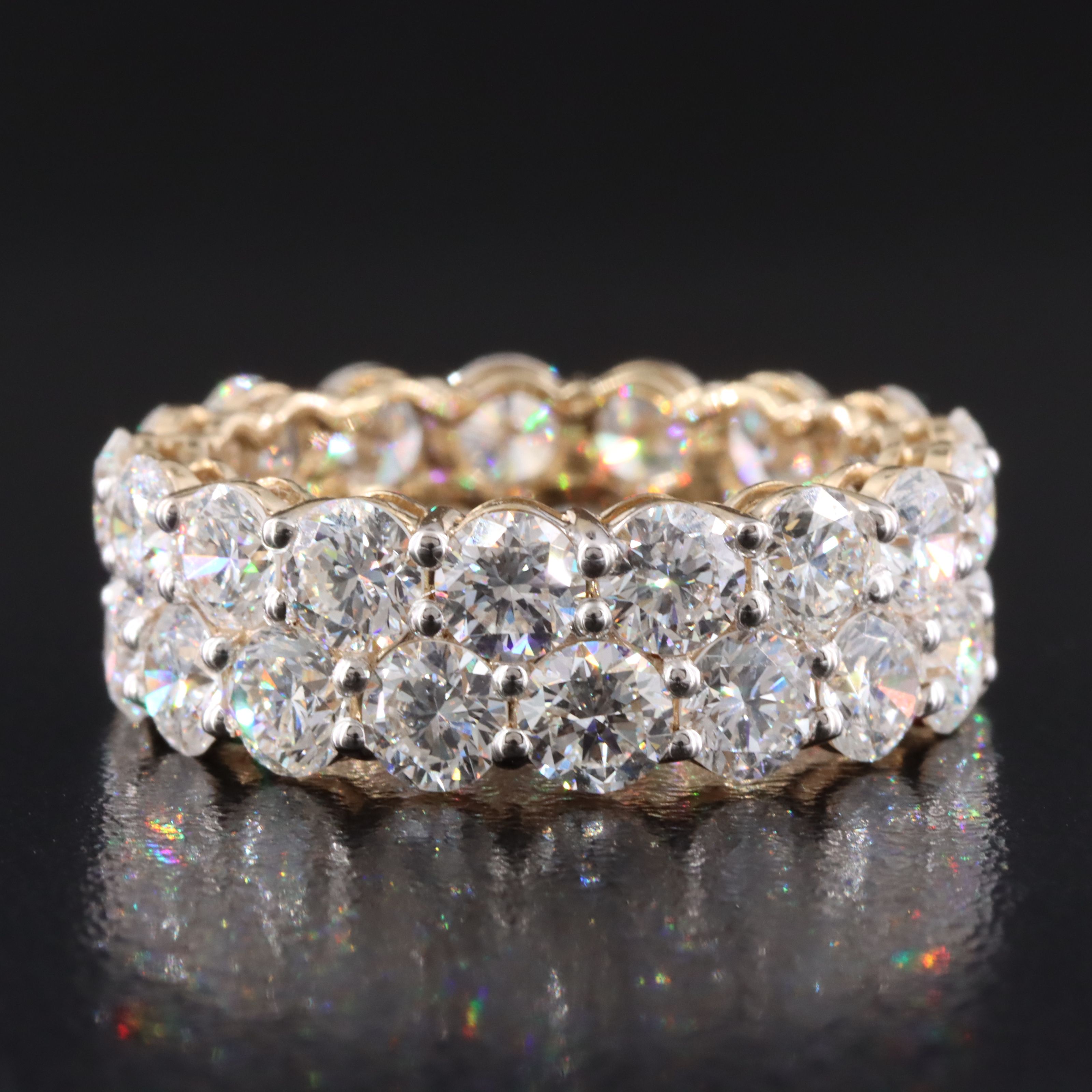 14K 7.61 CTW Lab Grown Diamond Eternity Band