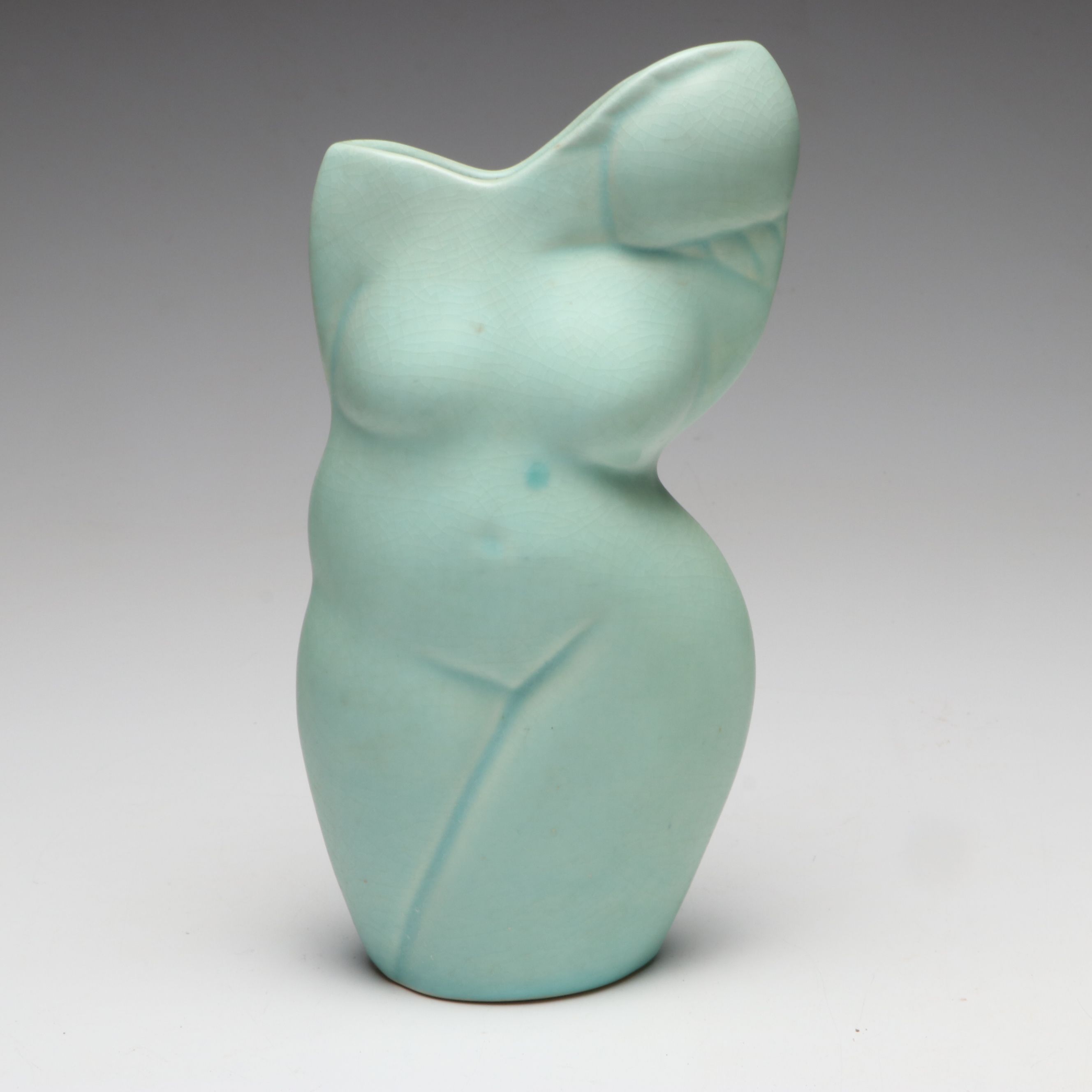 Donna Polenso Figural Vase with Steinborn & Gruen "Bella" Bud Vase