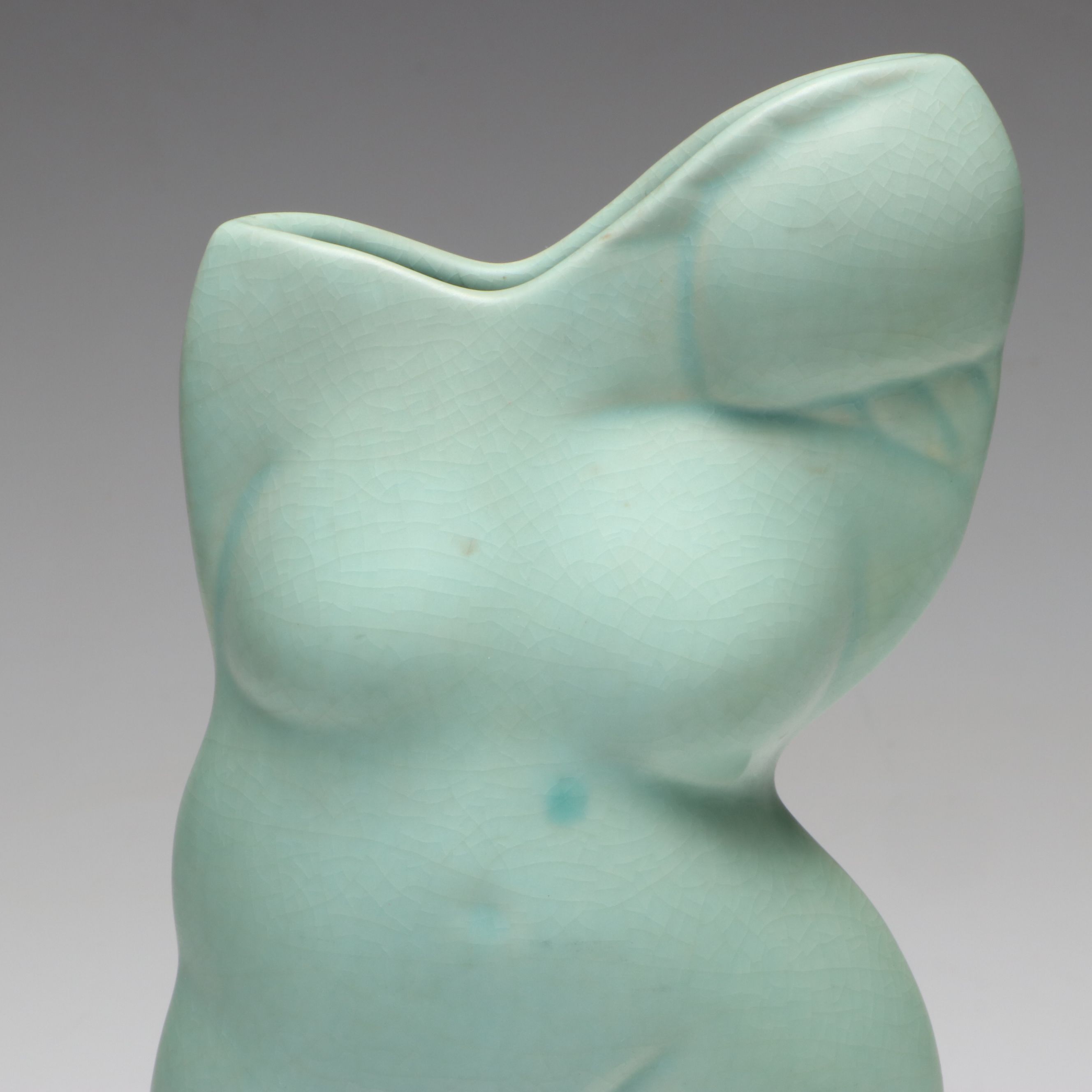 Donna Polenso Figural Vase with Steinborn & Gruen "Bella" Bud Vase