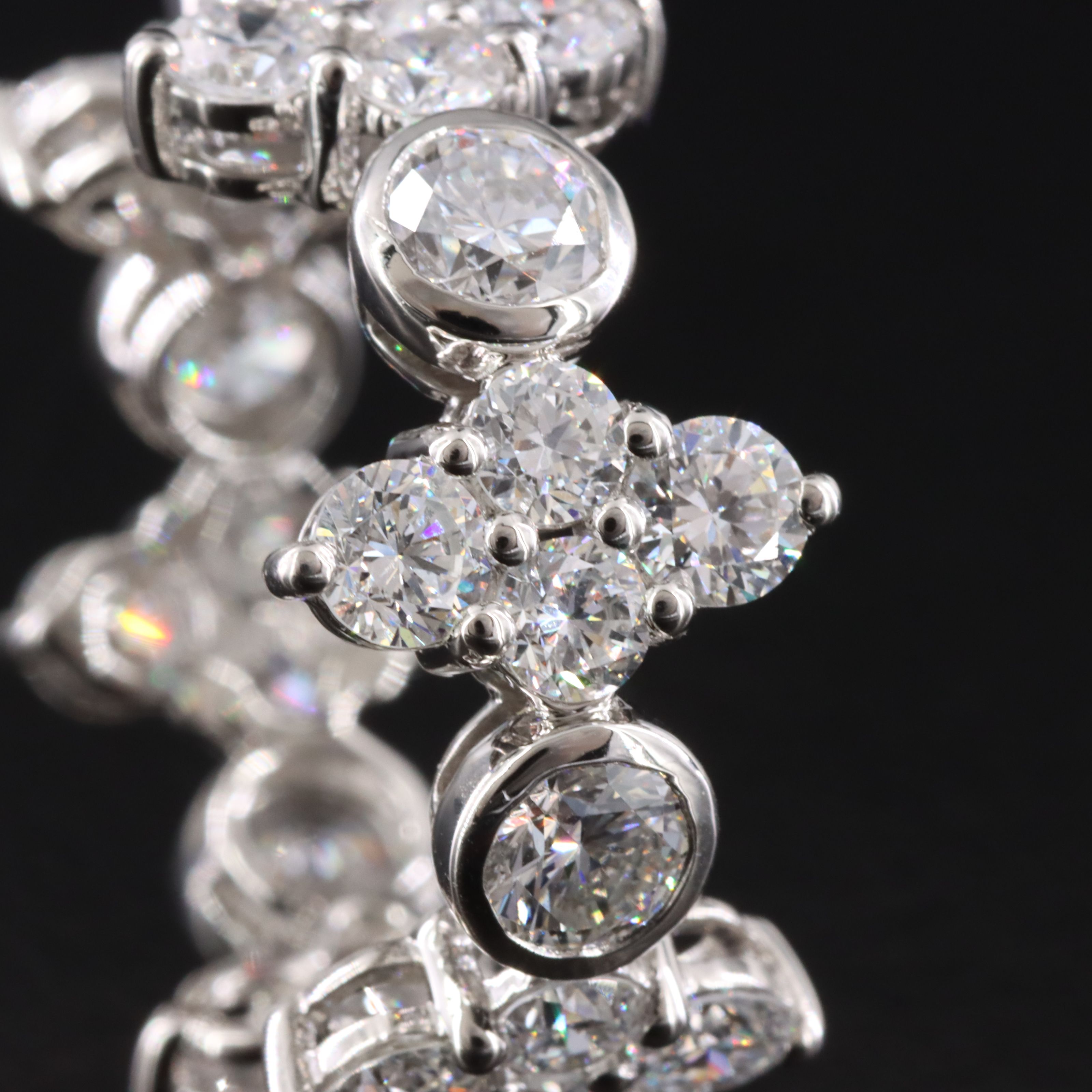 Platinum 4.69 CTW Lab Grown Diamond Eternity Band