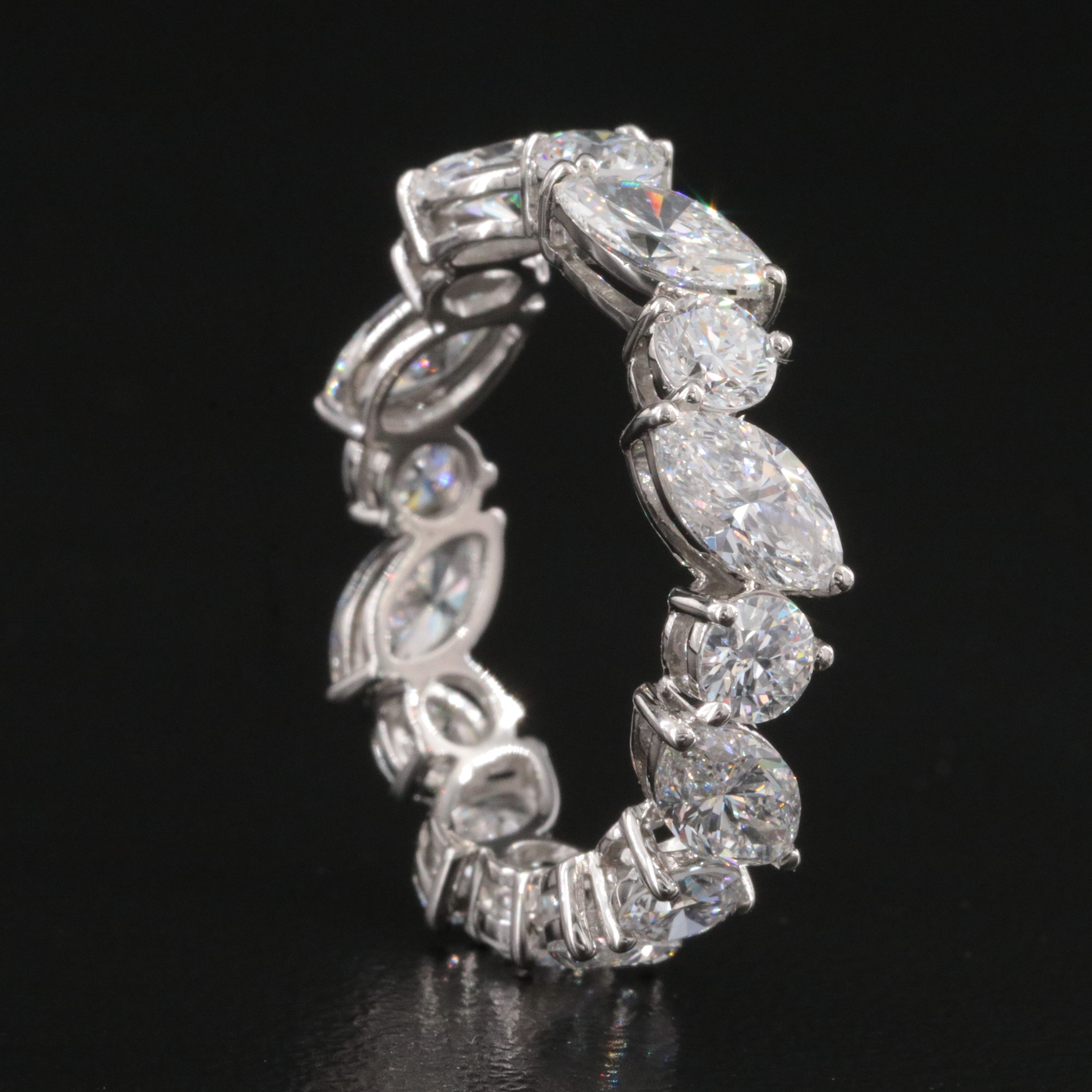 Platinum 4.00 CTW Lab Grown Diamond Eternity Band