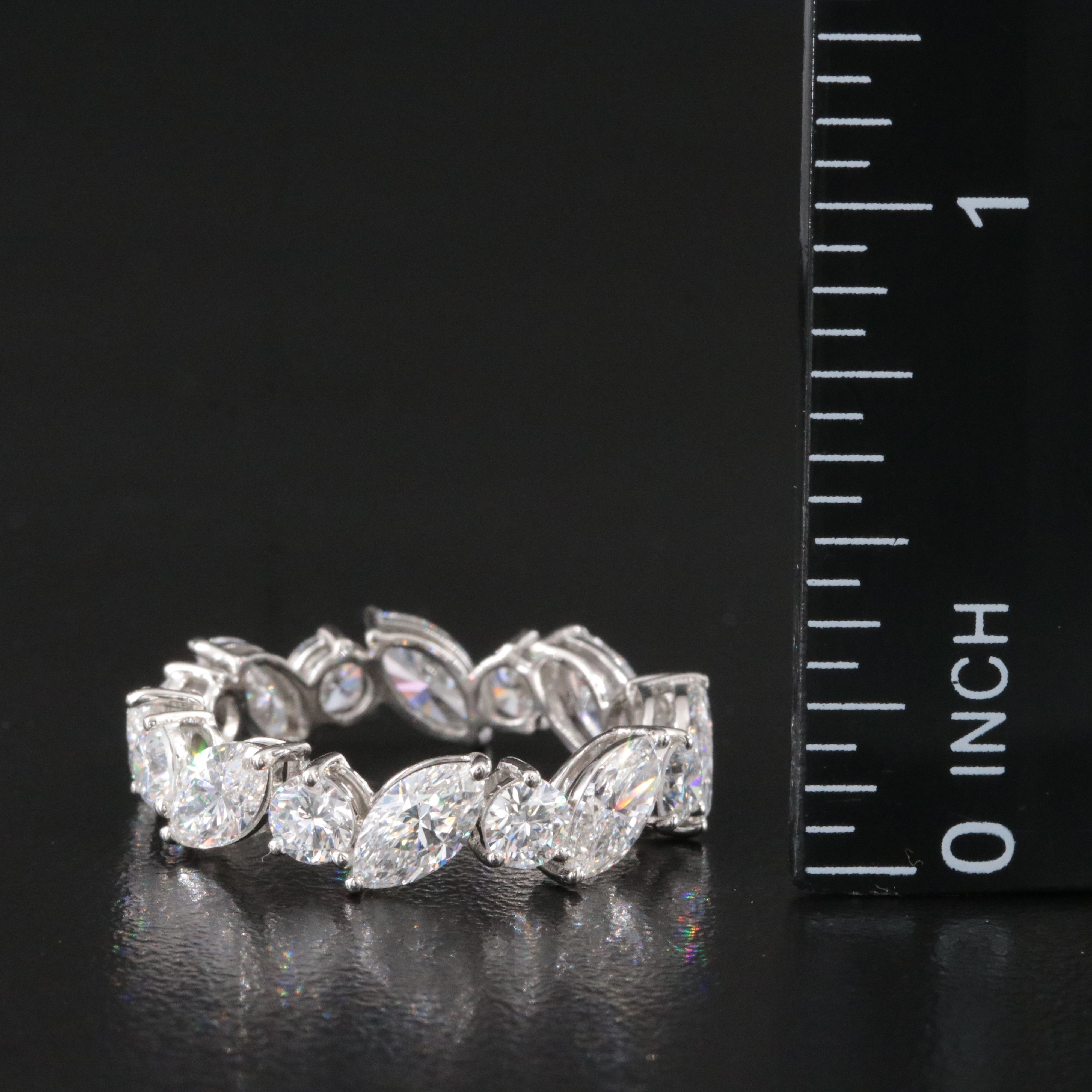 Platinum 4.00 CTW Lab Grown Diamond Eternity Band
