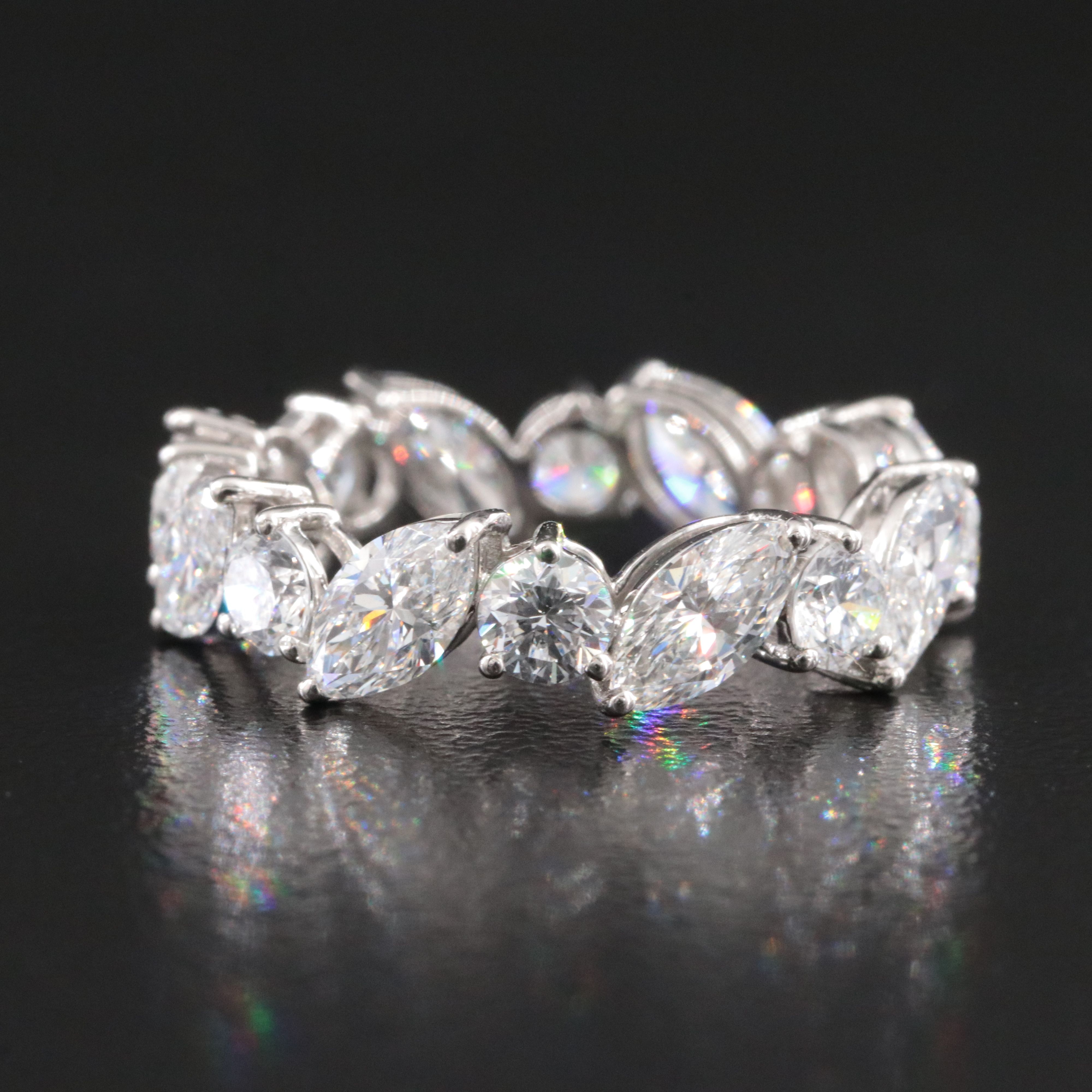 Platinum 4.00 CTW Lab Grown Diamond Eternity Band