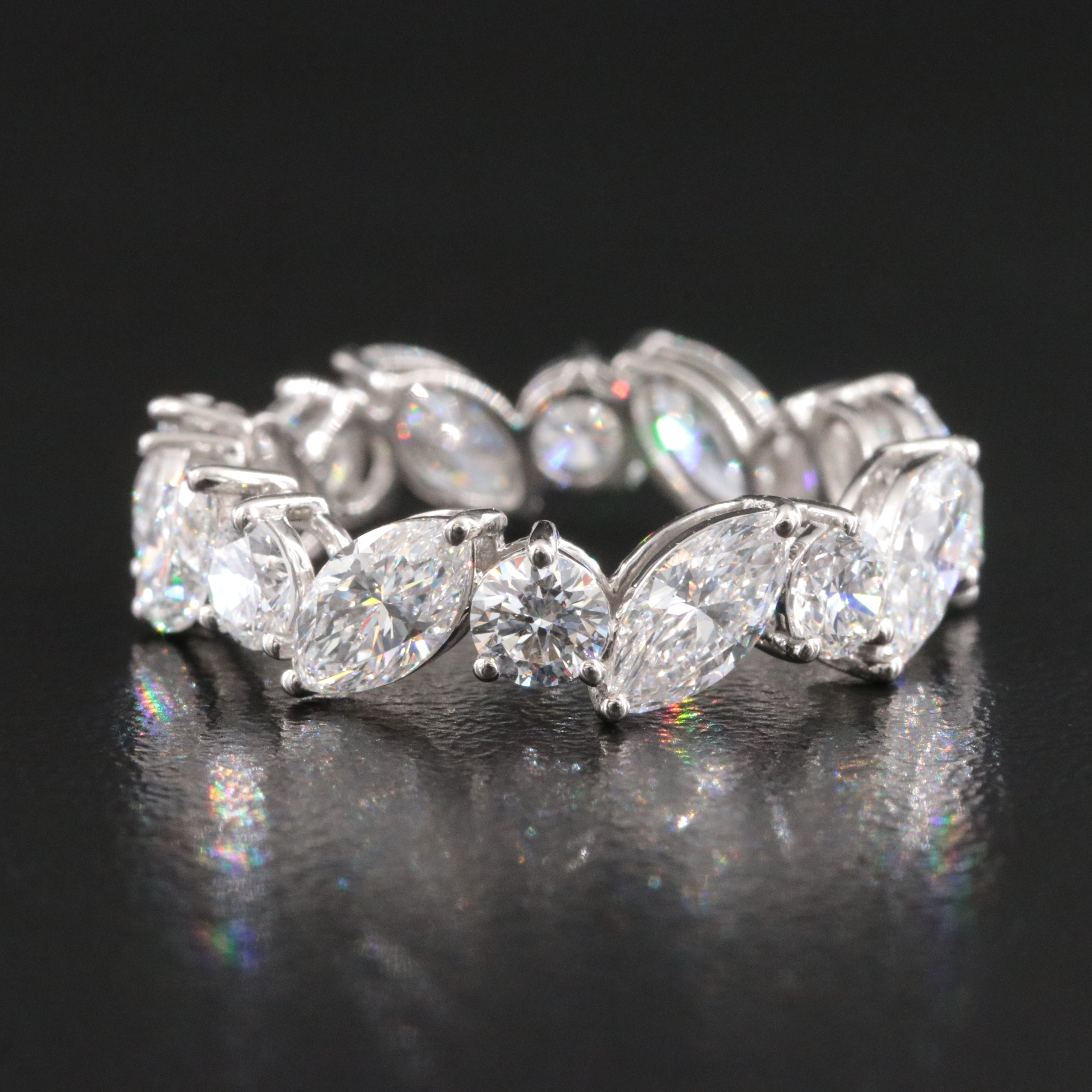 Platinum 4.00 CTW Lab Grown Diamond Eternity Band