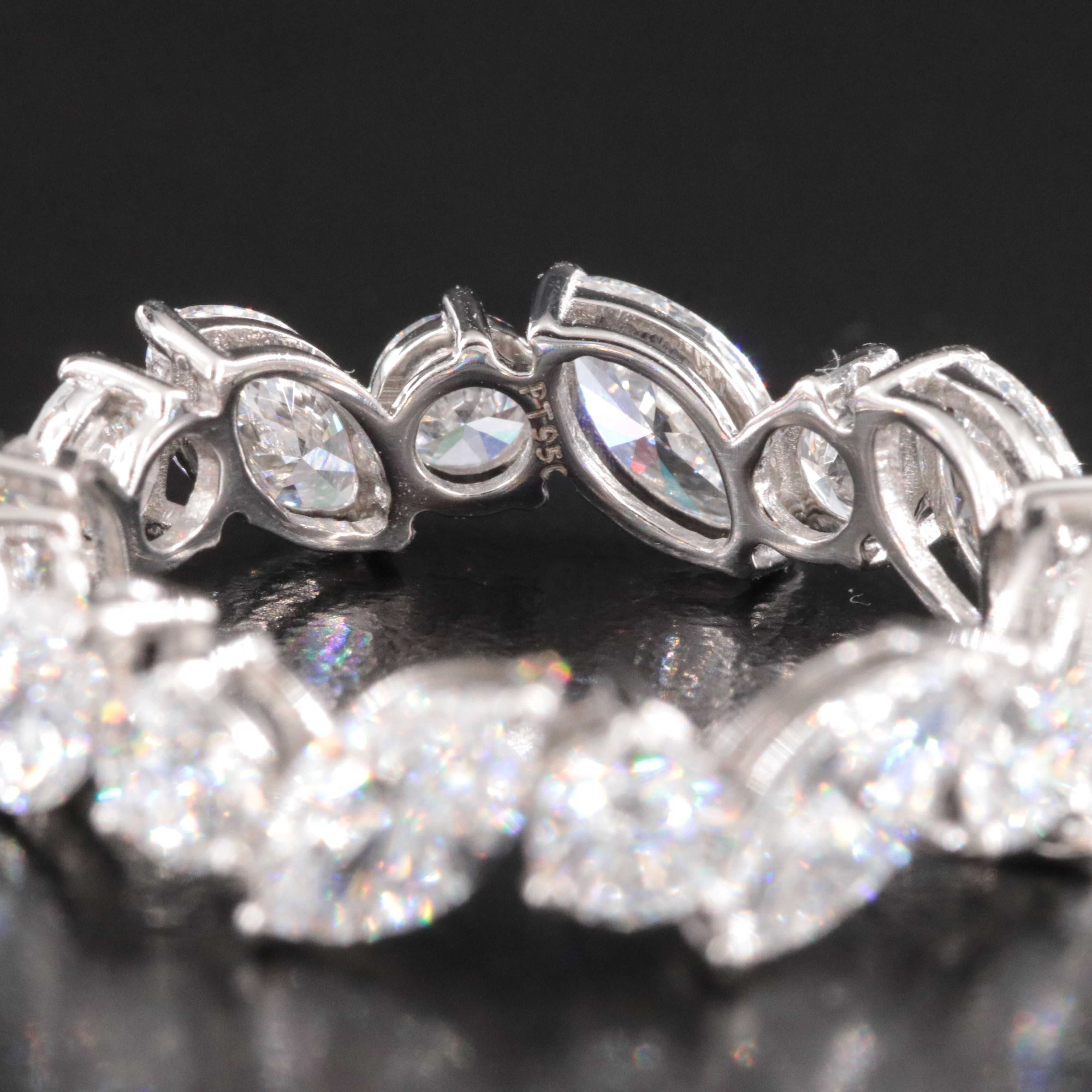 Platinum 4.00 CTW Lab Grown Diamond Eternity Band