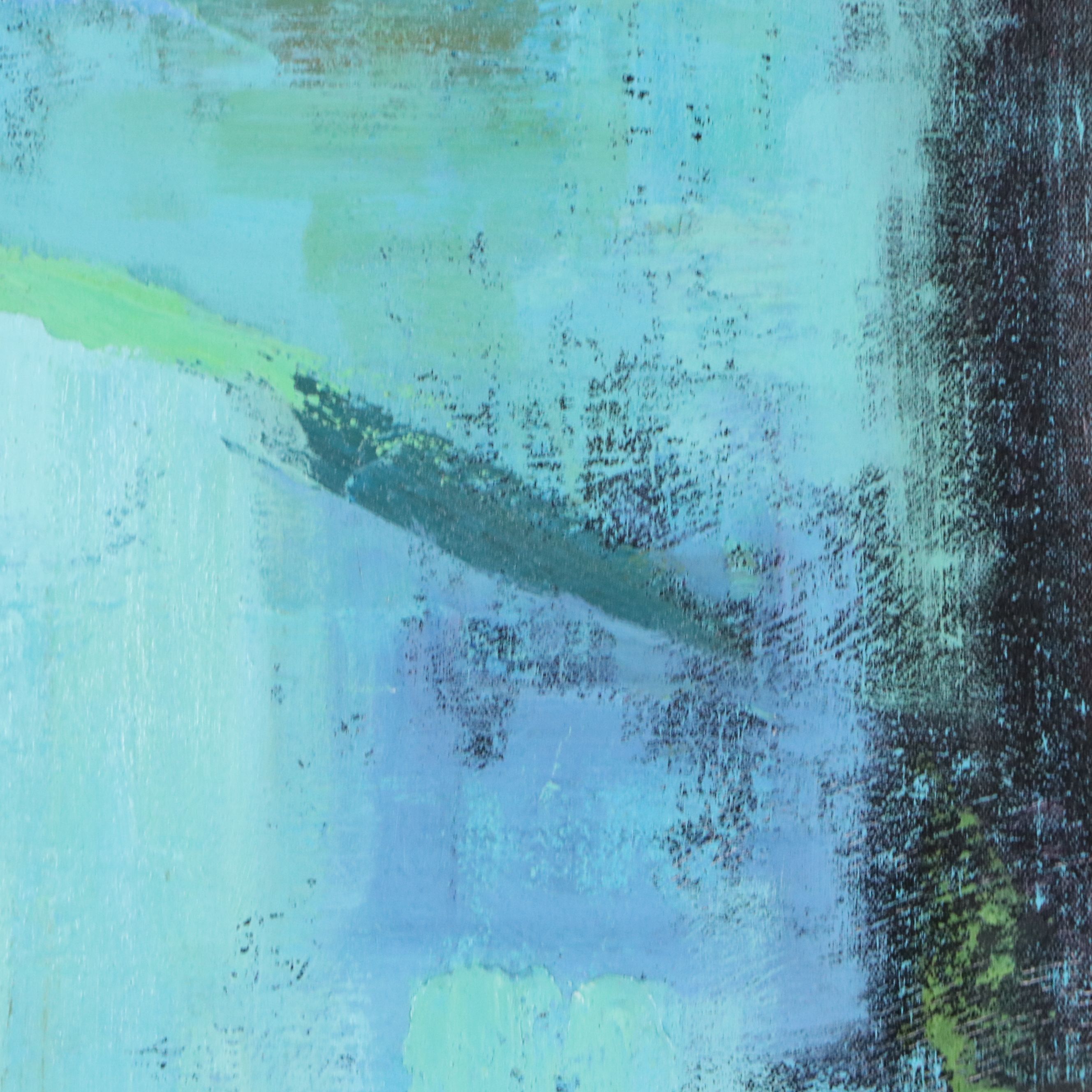 Floral Oil Painting "Dreaming of Lavender Irises," Circa 2026