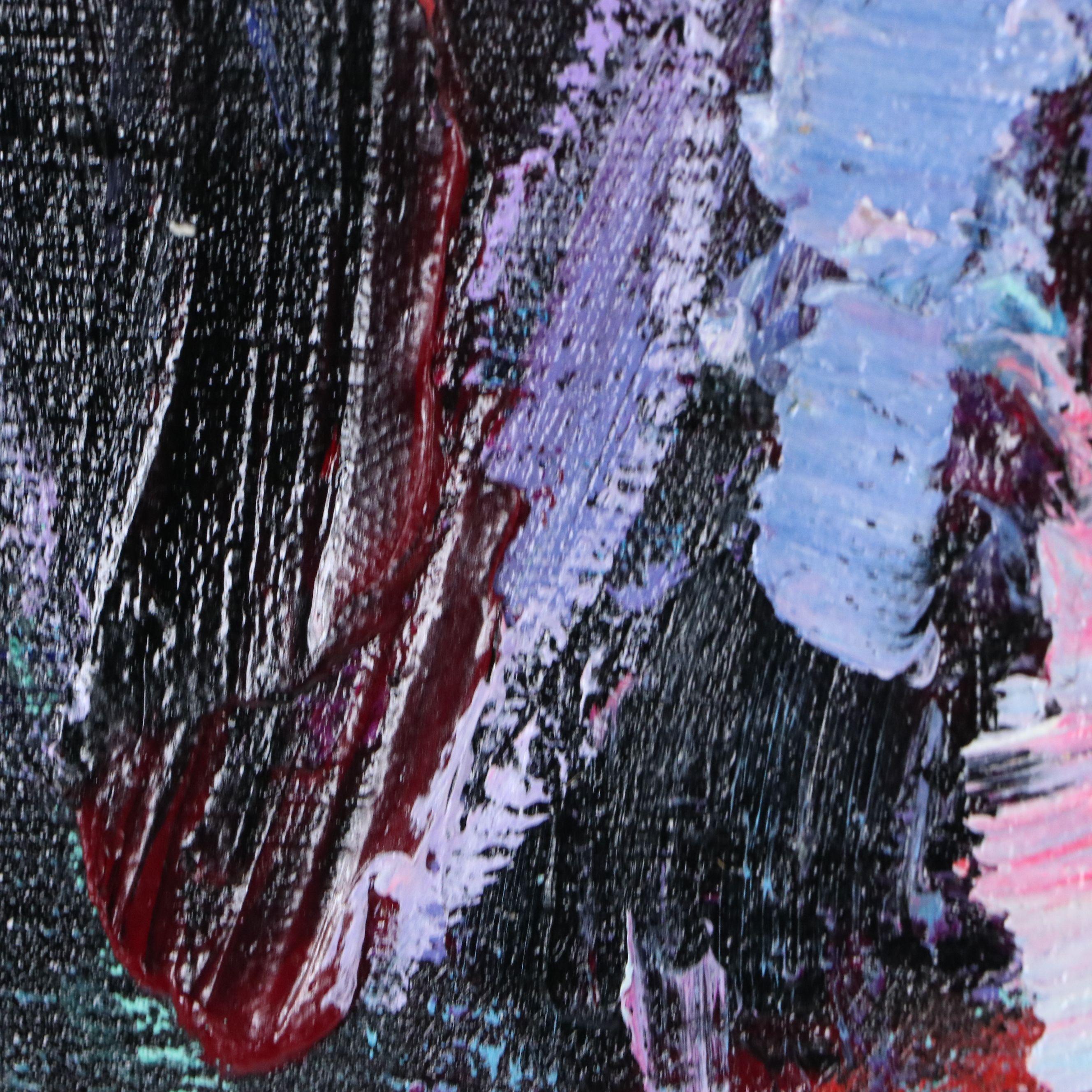 Floral Oil Painting "Dreaming of Lavender Irises," Circa 2026