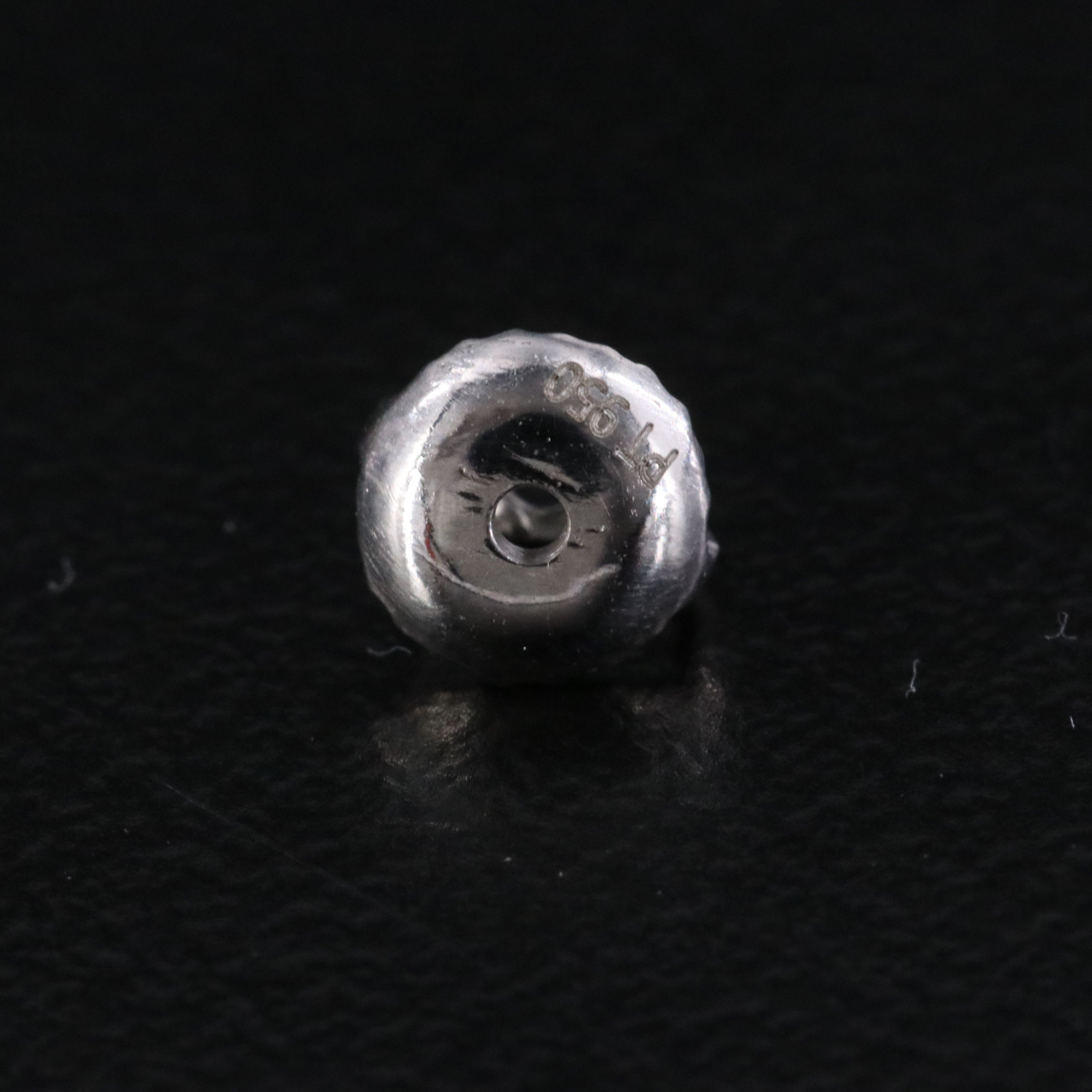 Platinum 2.52 CTW Lab Grown Diamond Earrings