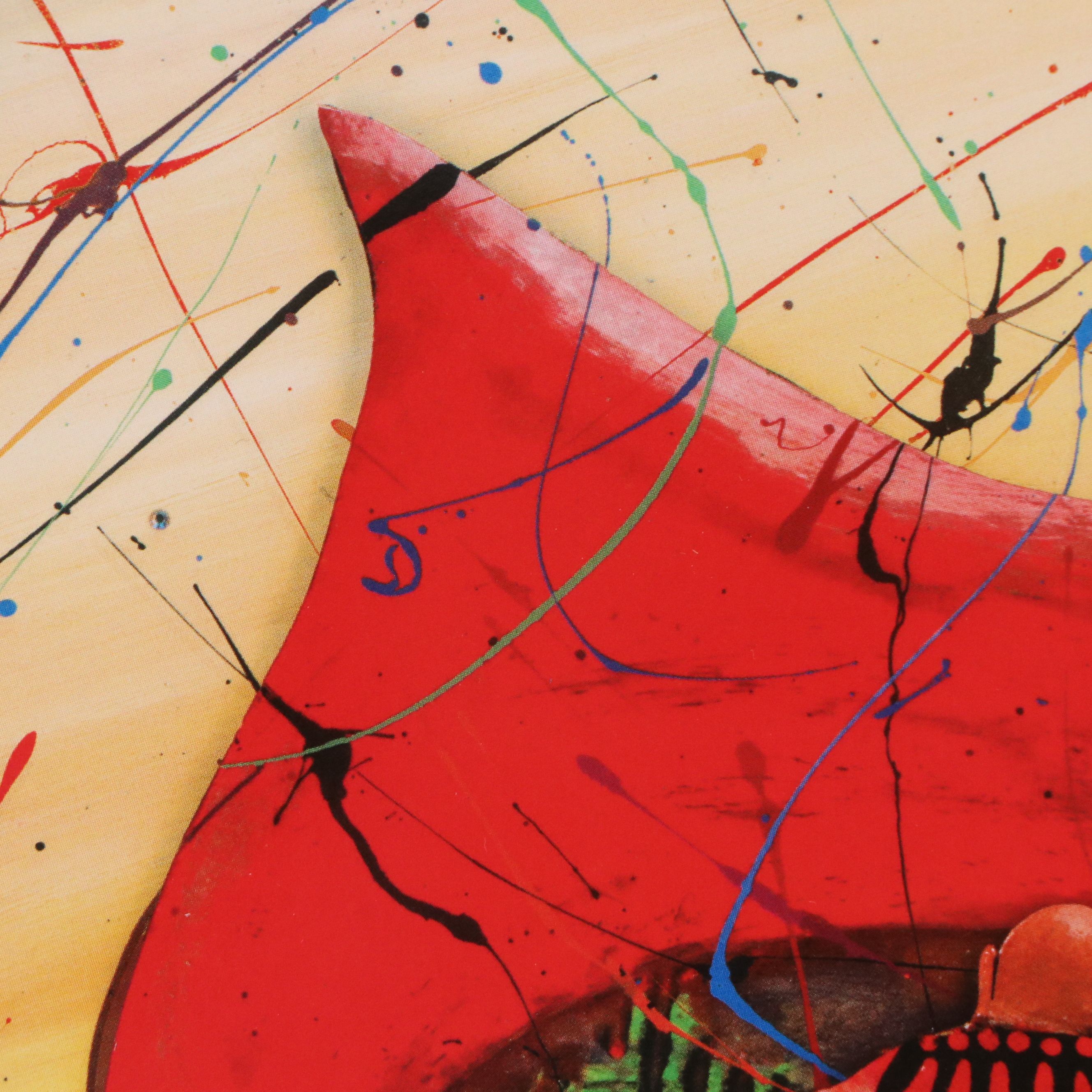 Marcus Glenn Seriolithograph "Keys to the Soul (Red)," More