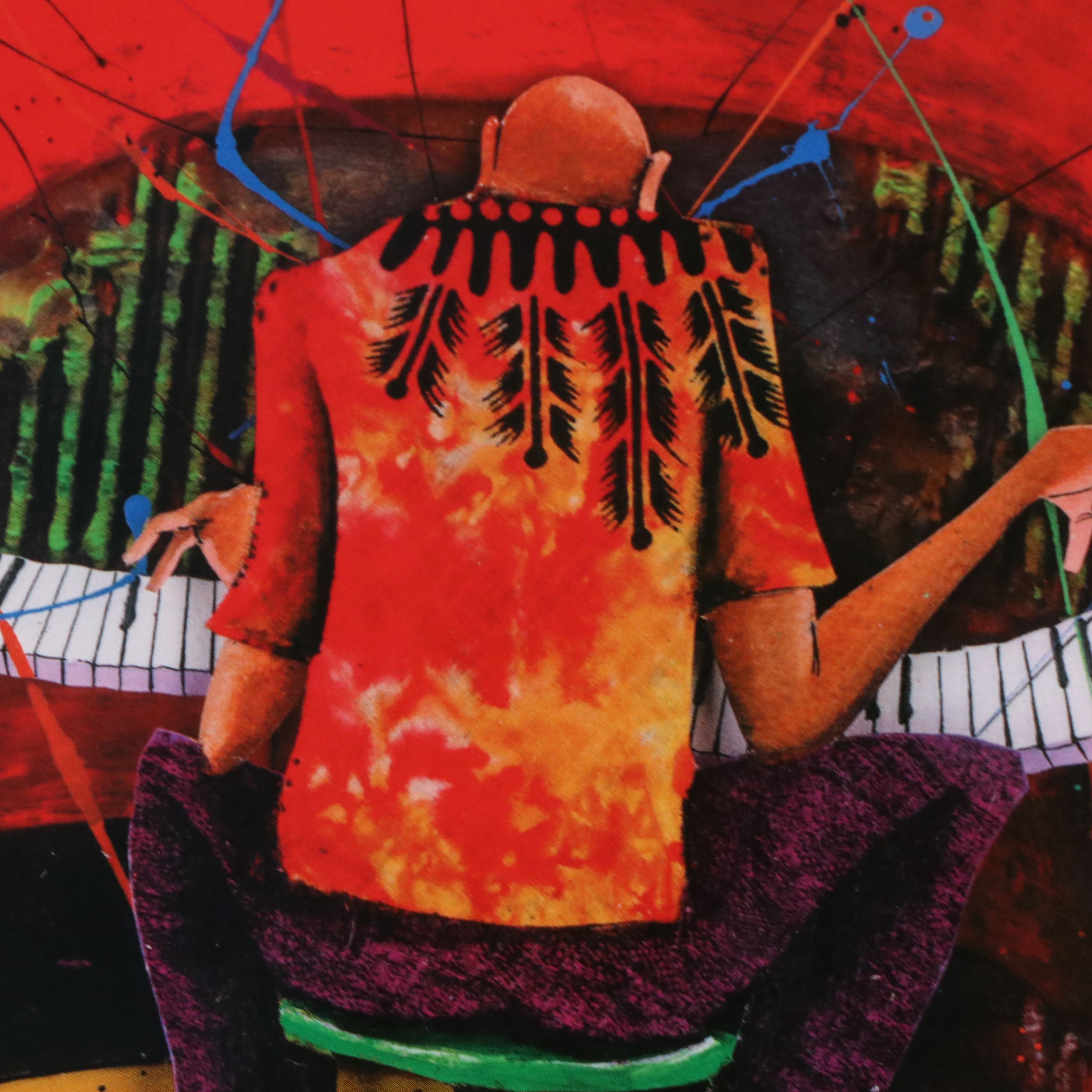 Marcus Glenn Seriolithograph "Keys to the Soul (Red)," More