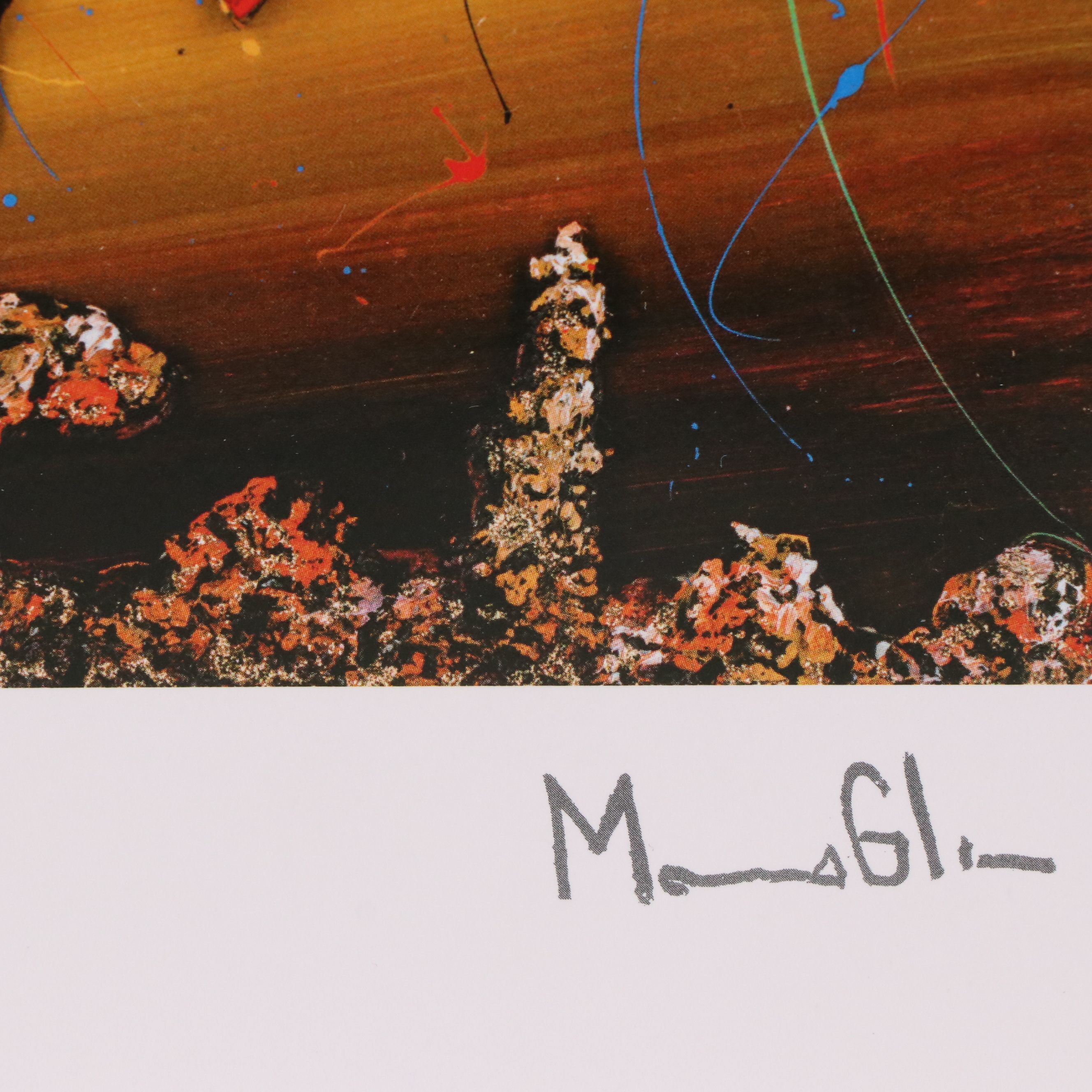 Marcus Glenn Seriolithograph "Keys to the Soul (Red)," More