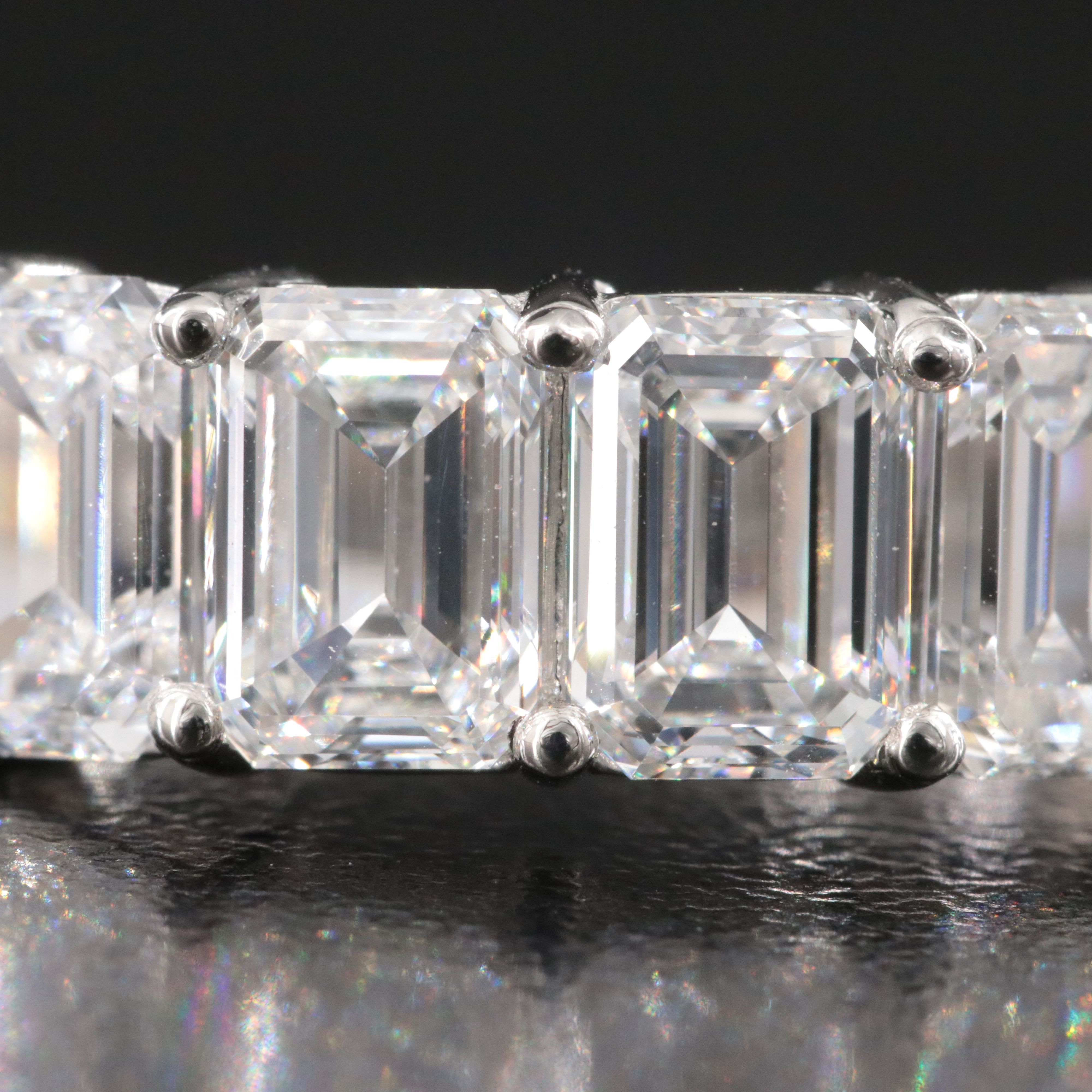 Platinum 4.78 CTW Lab Grown Diamond Ring