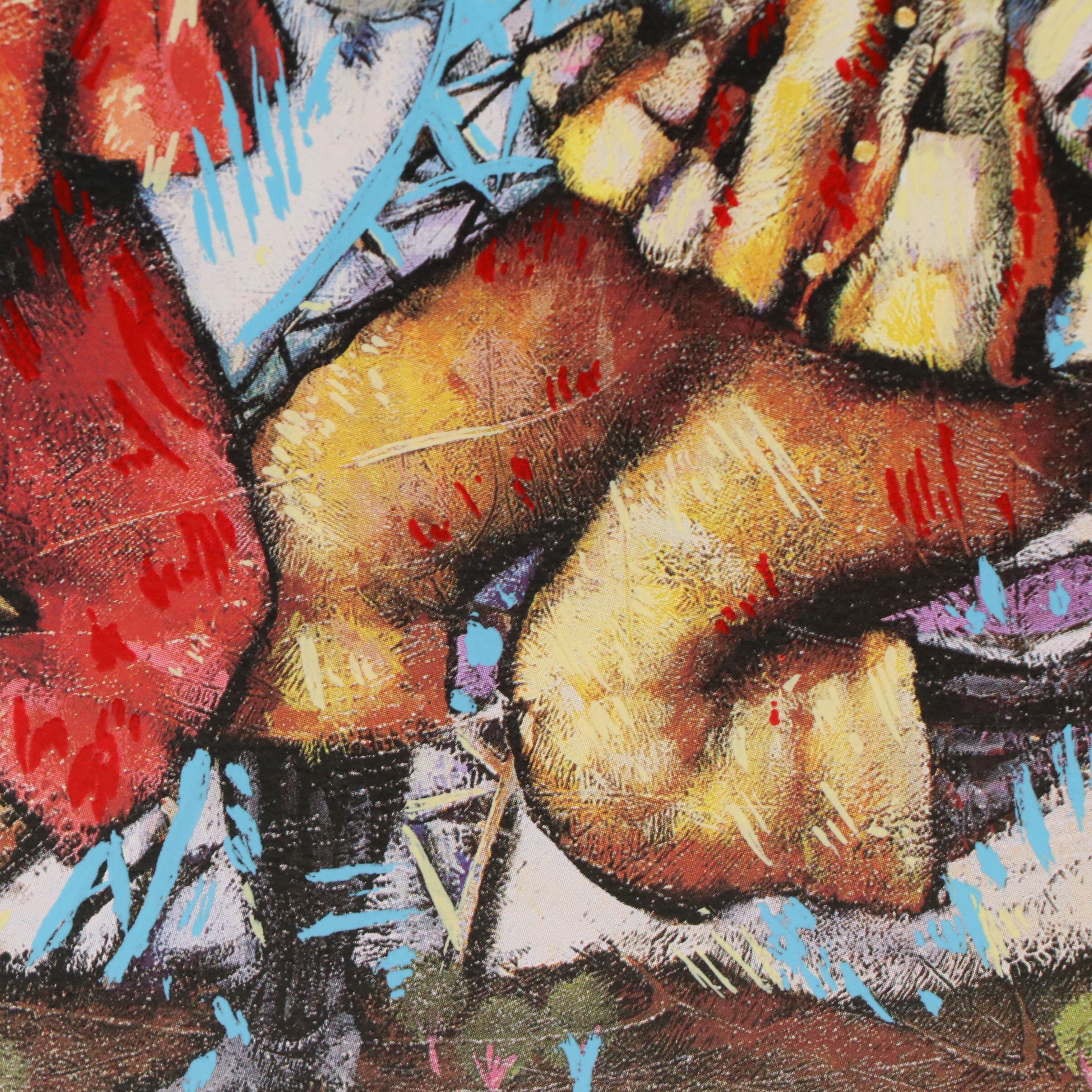 Marcus Glenn Seriolithograph "Keys to the Soul (Red)," More