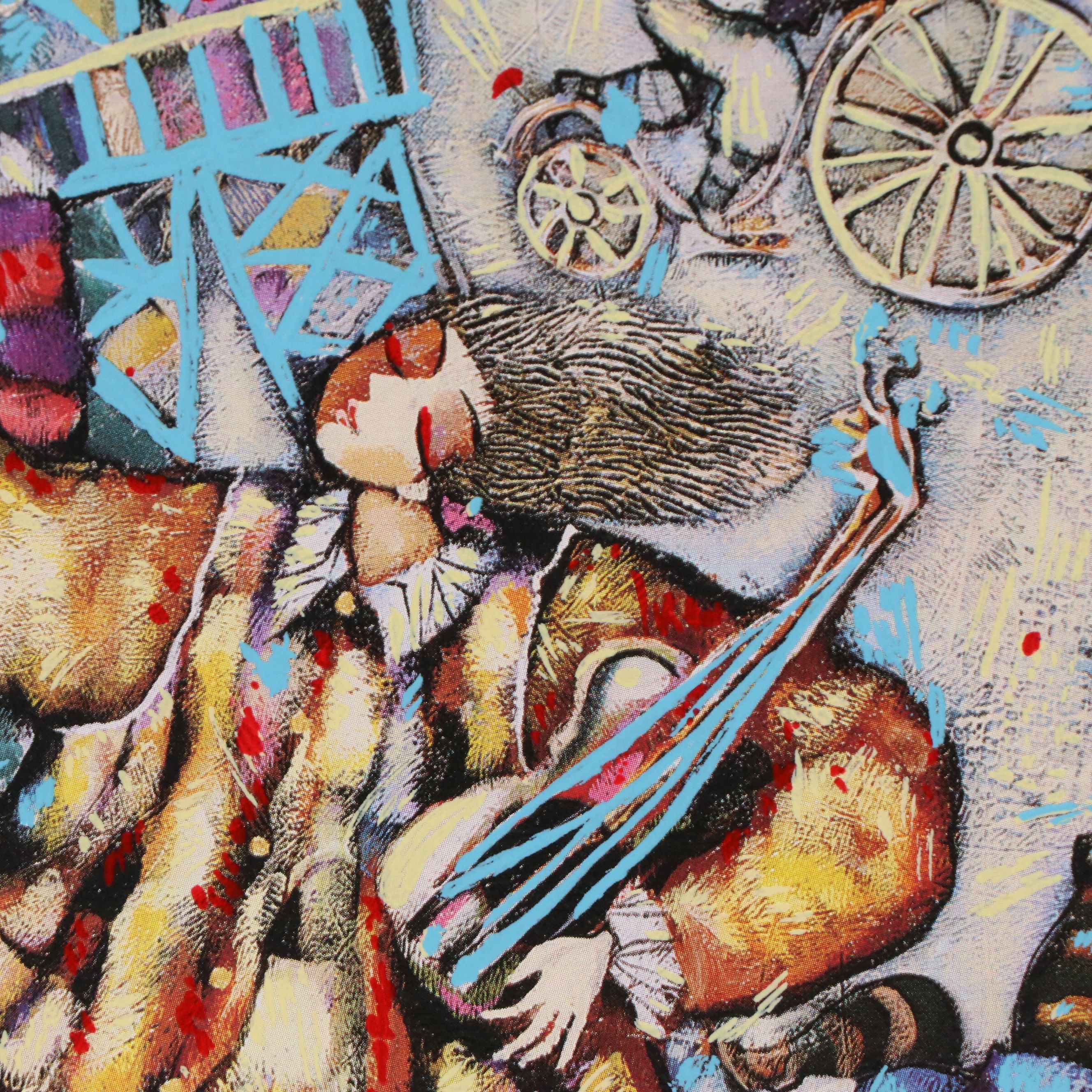 Marcus Glenn Seriolithograph "Keys to the Soul (Red)," More