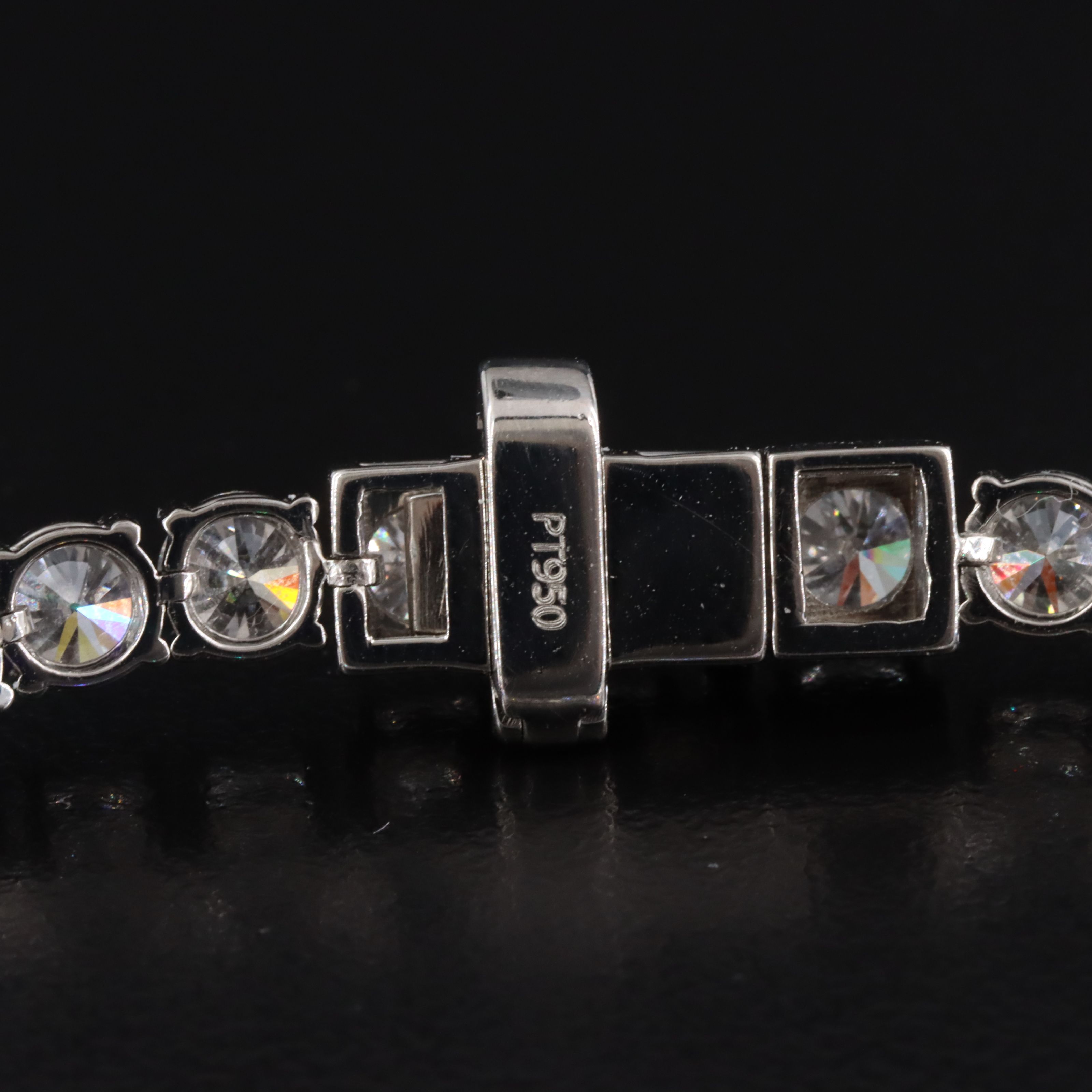 Platinum 12.26 CTW Lab Grown Diamond Line Bracelet