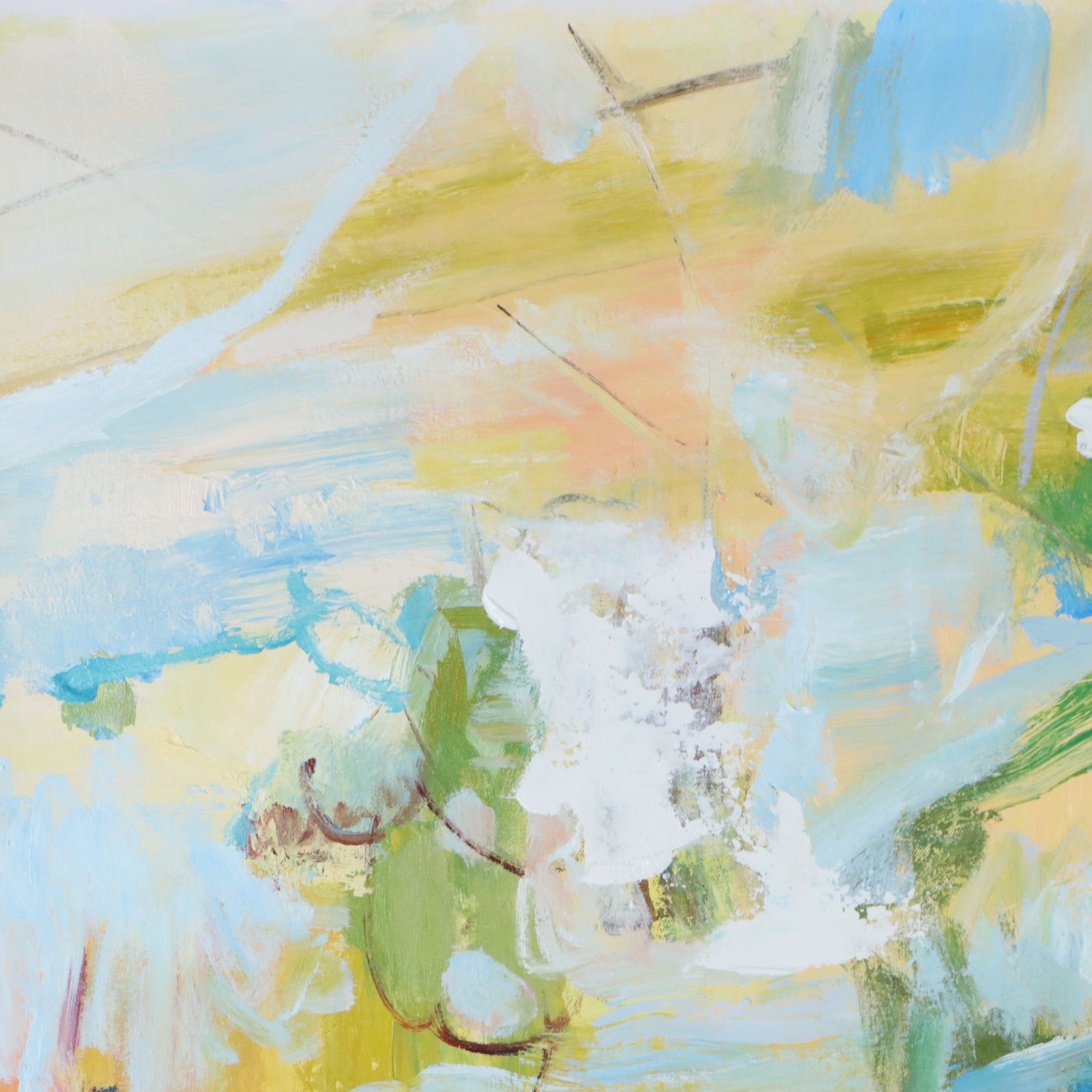 Ziti Abstract Oil Painting "What Do You See?", Circa 2026