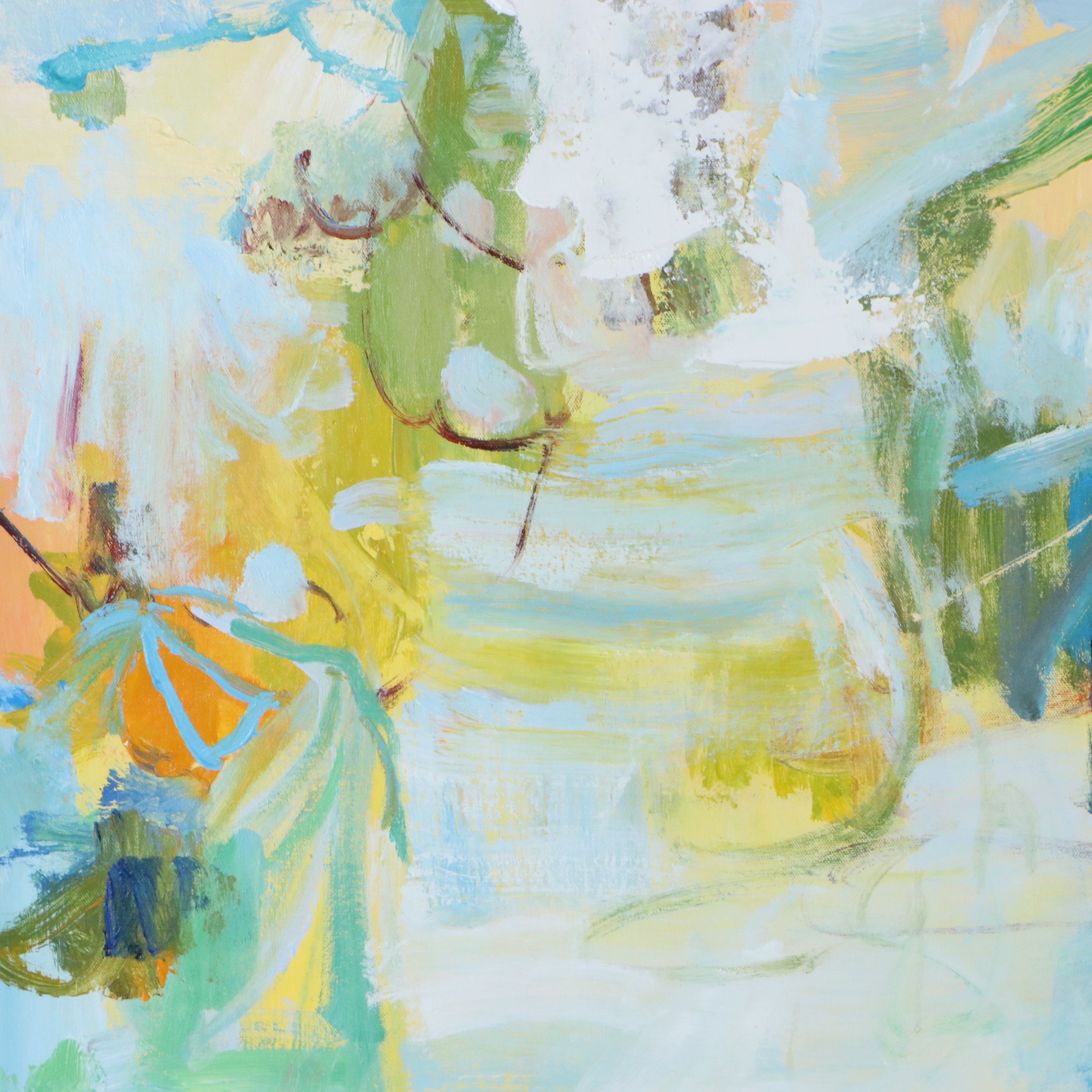 Ziti Abstract Oil Painting "What Do You See?", Circa 2026