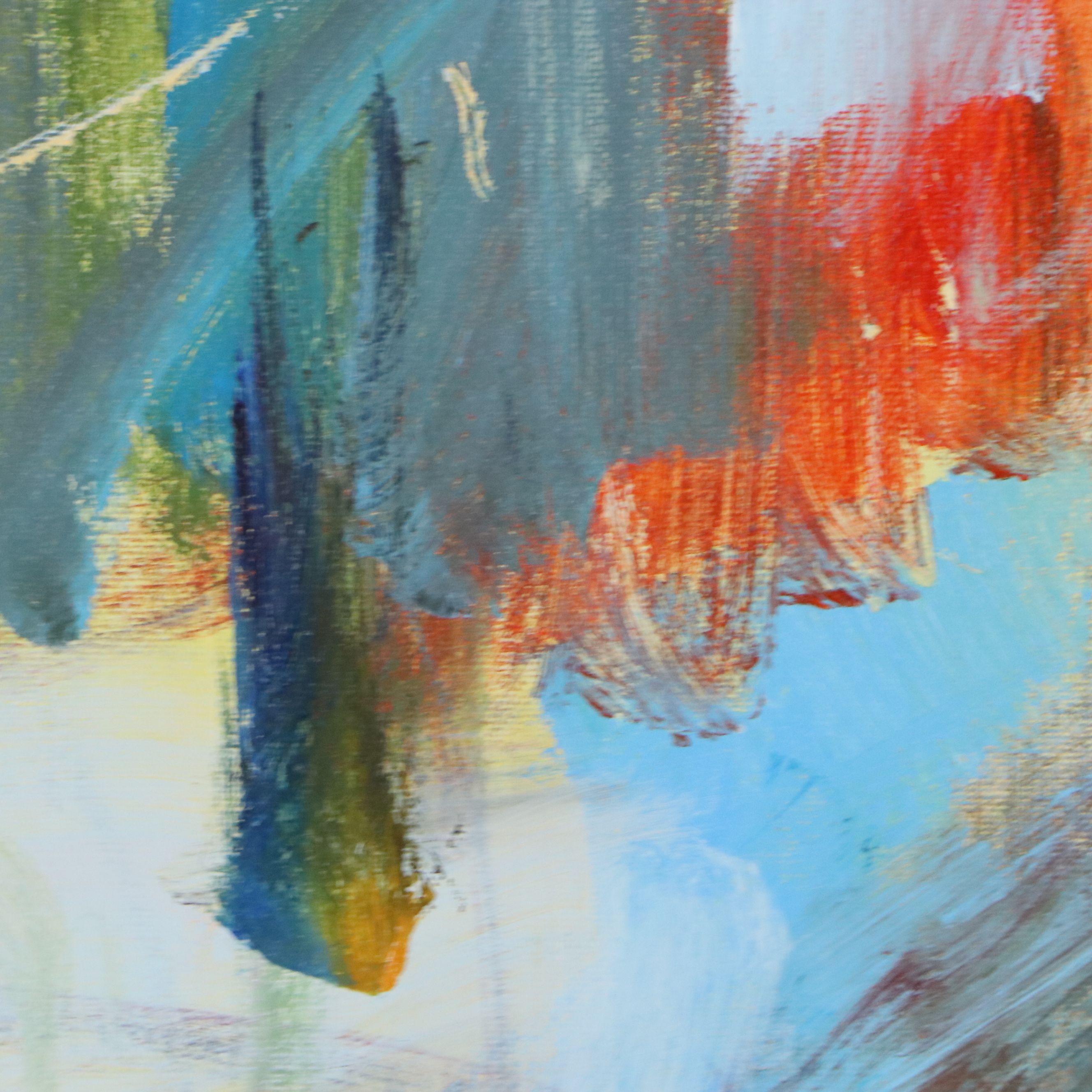 Ziti Abstract Oil Painting "What Do You See?", Circa 2026