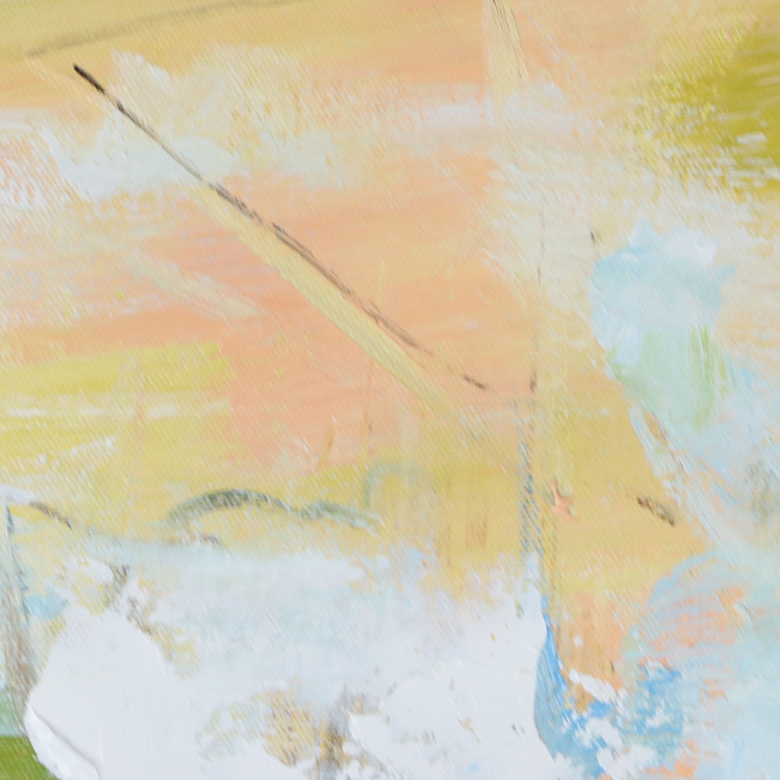 Ziti Abstract Oil Painting "What Do You See?", Circa 2026