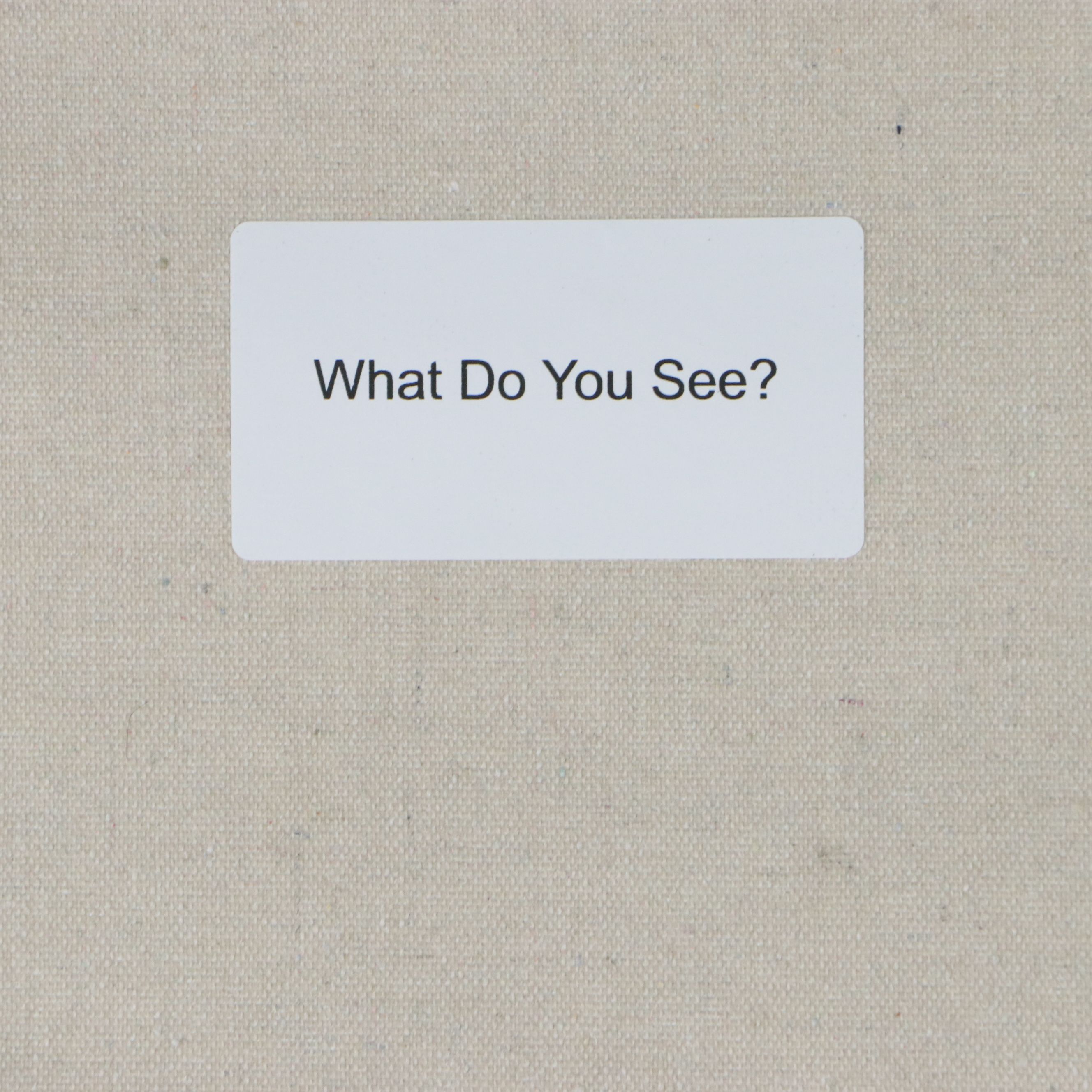 Ziti Abstract Oil Painting "What Do You See?", Circa 2026