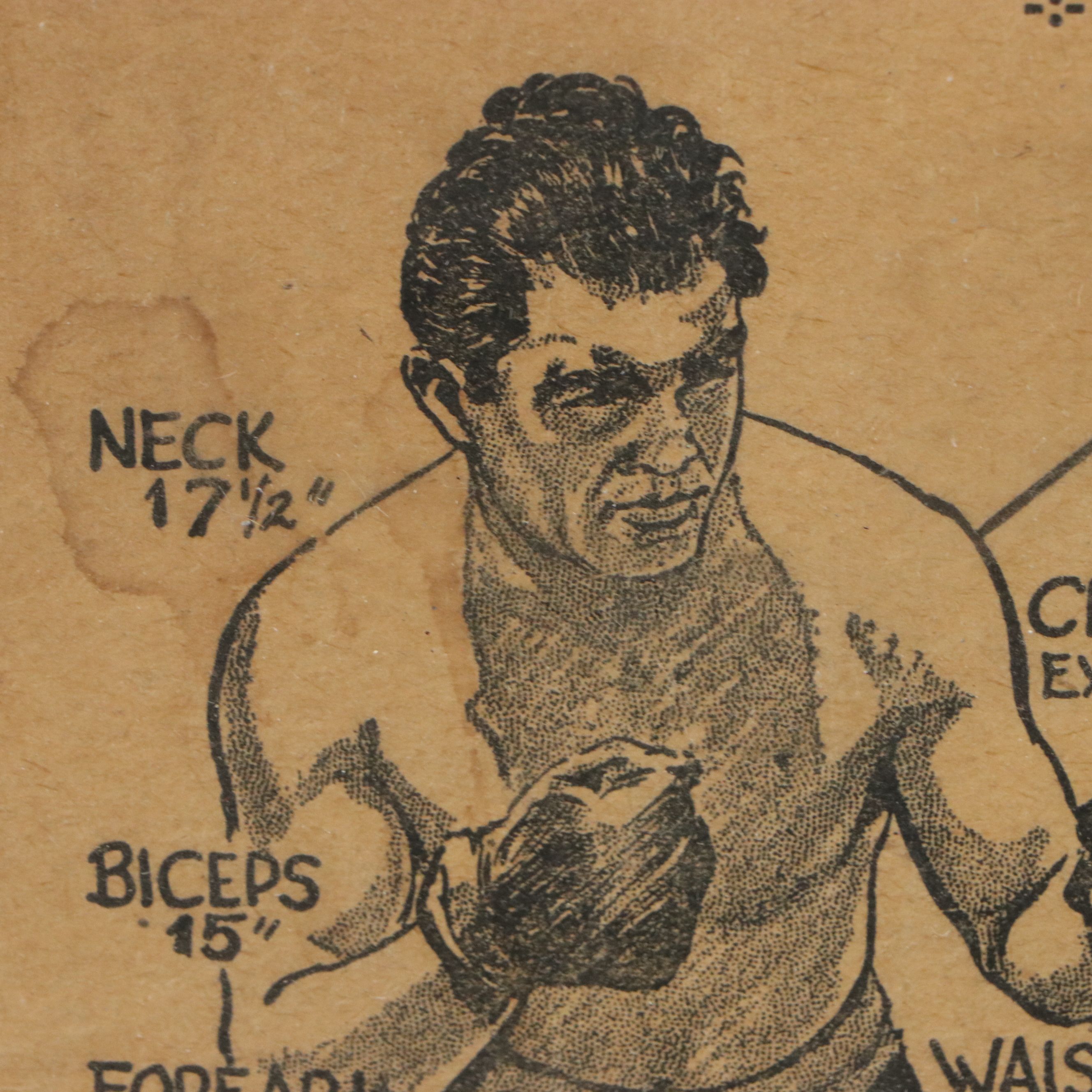 1936-1938 Joe Louis vs. Max Schmeling Boxing Match Program, Ticket and Card