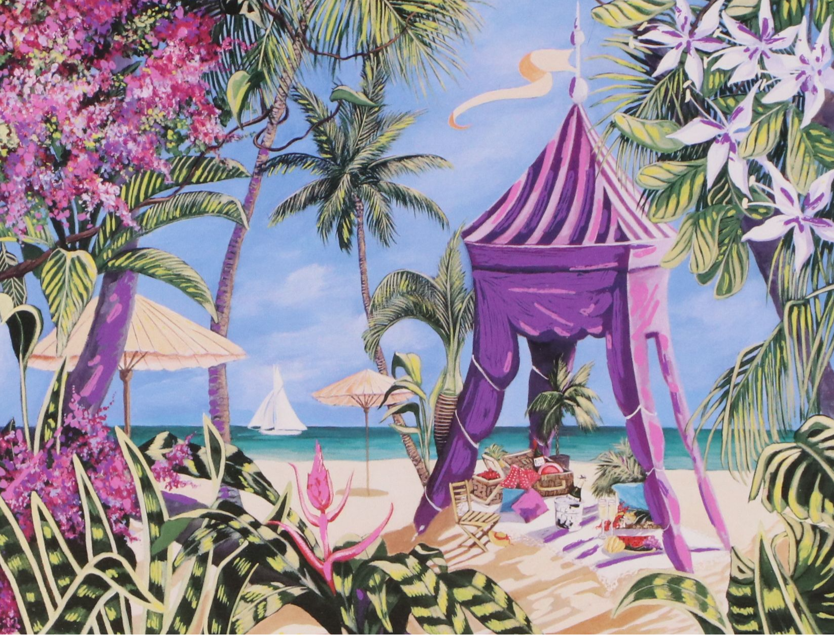 Shari Hatchett Bohlmann Seriolithograph "Fantasy Island," More