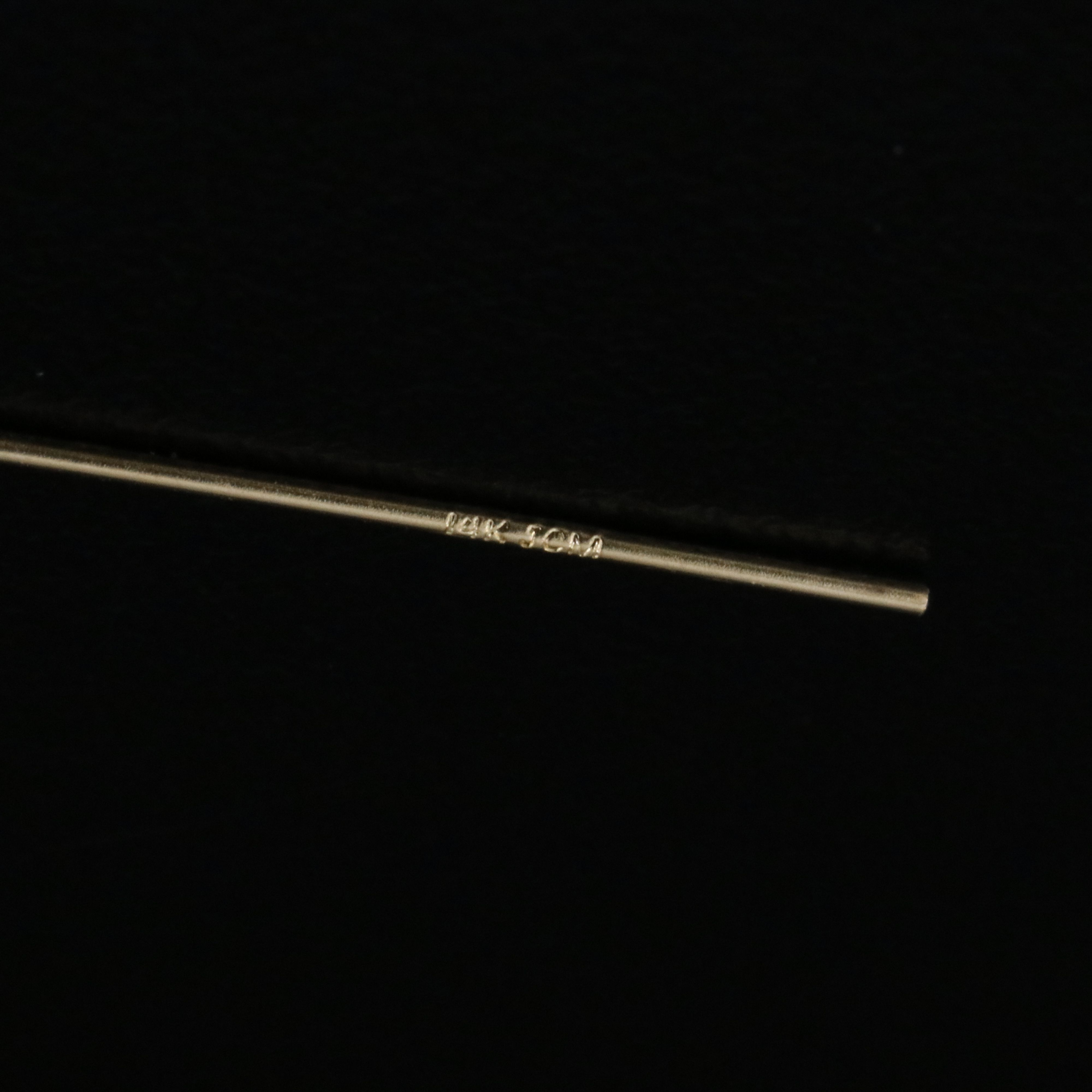 14K Interlocking Circle Threader Earrings