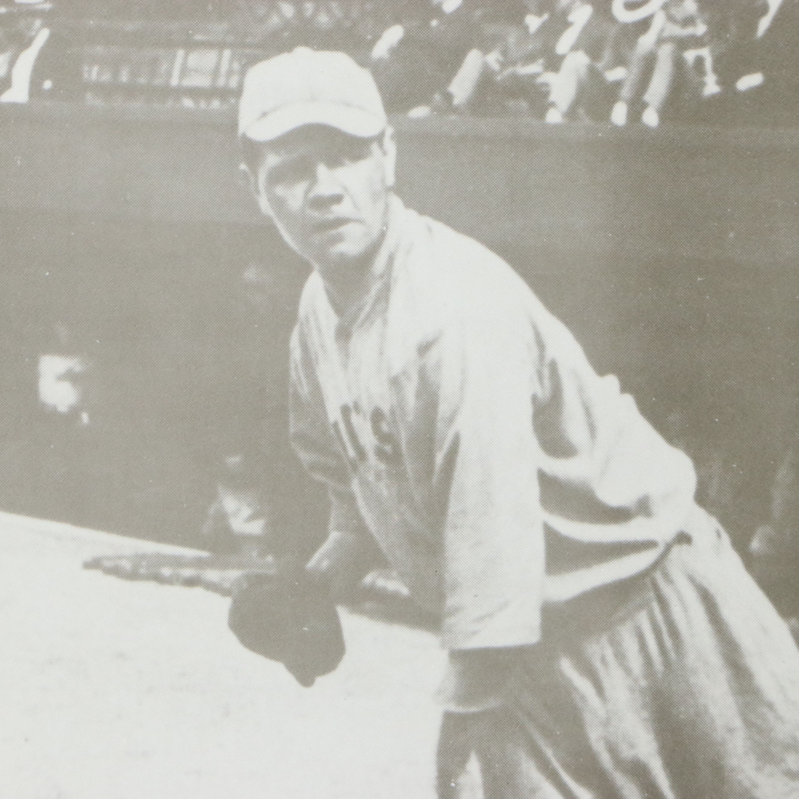 Offset Lithograph of Babe Ruth, 20th Century