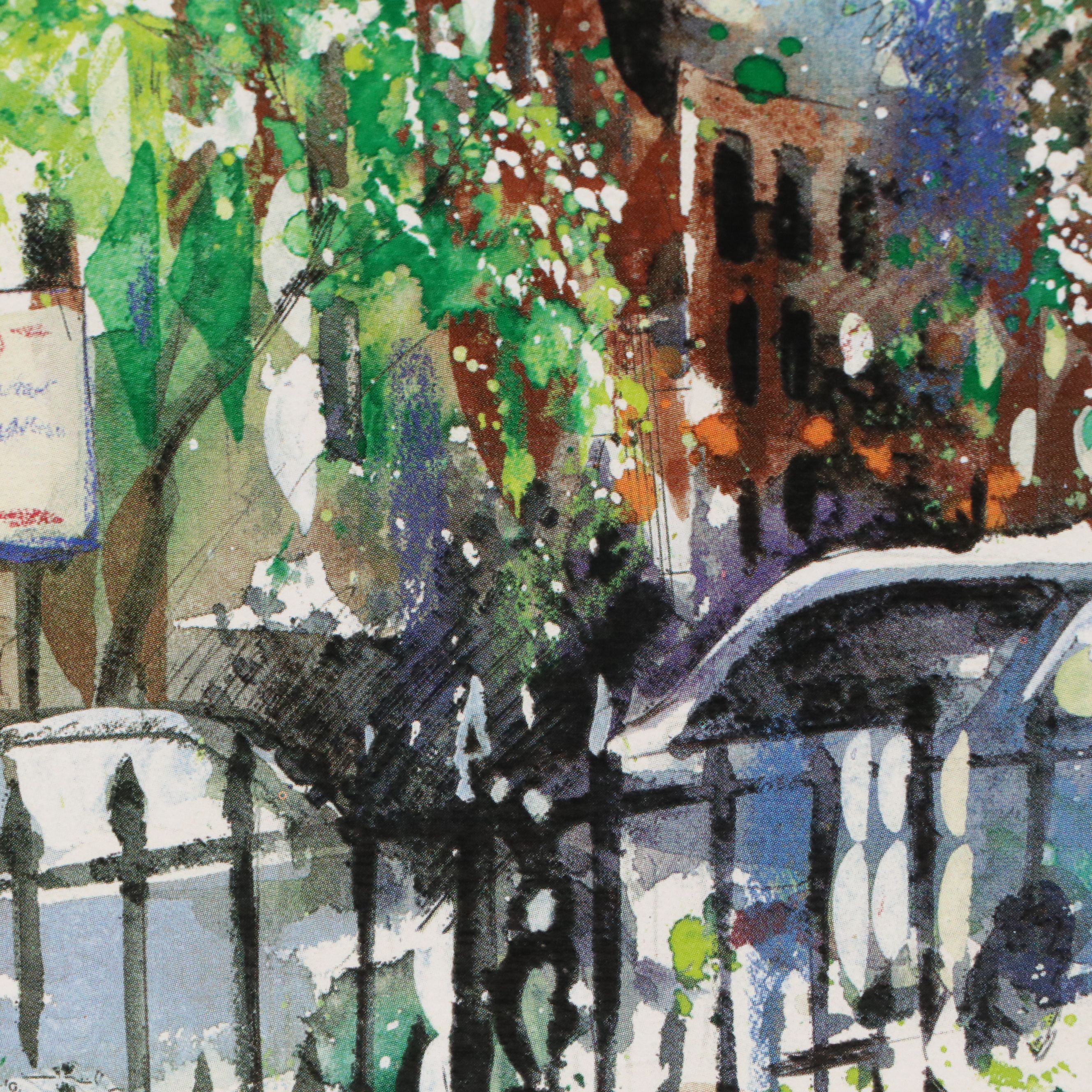 Misha Lenn Seriolithograph "Commonwealth in Bloom," More