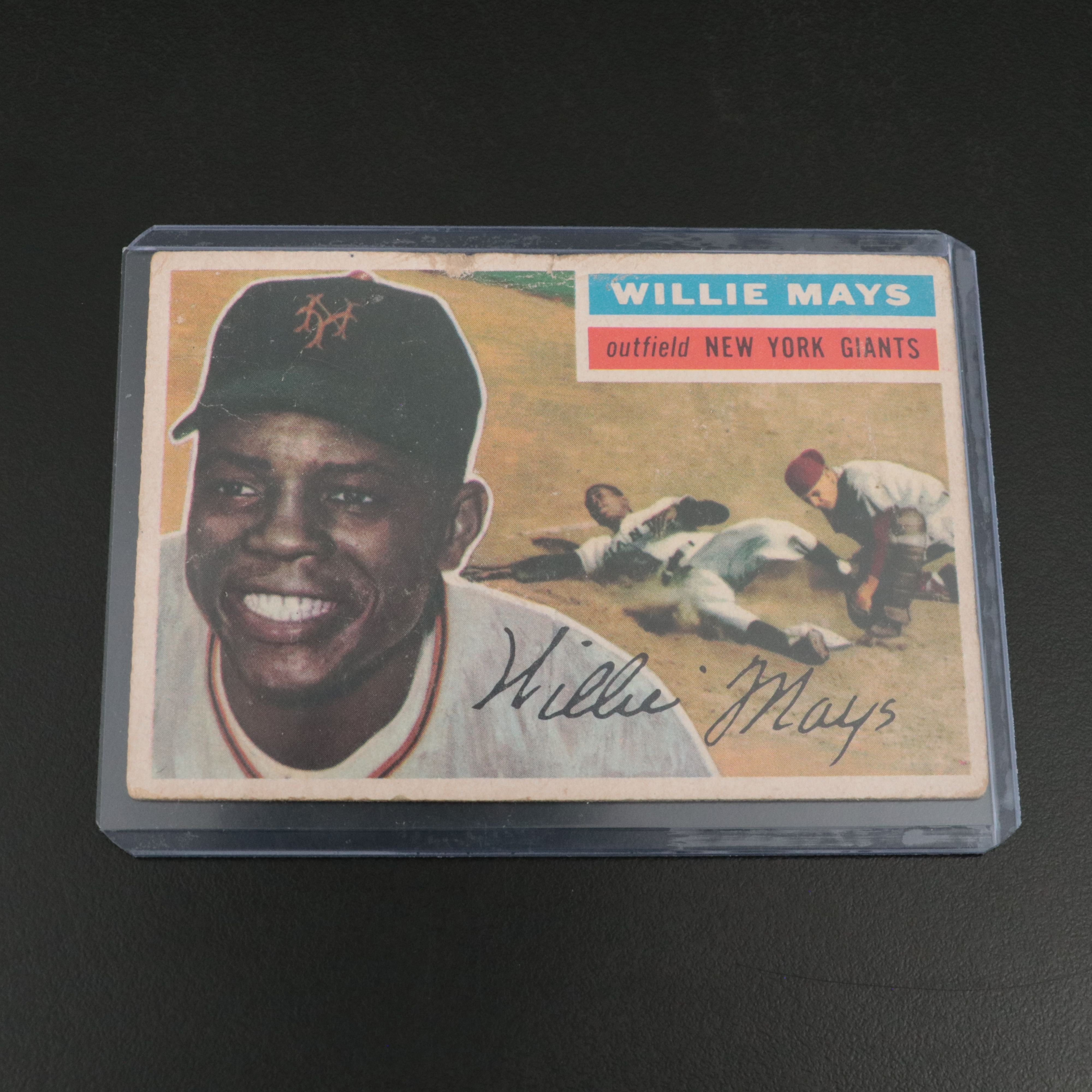 1956 Topps Willie Mays New York Giants Baseball Card