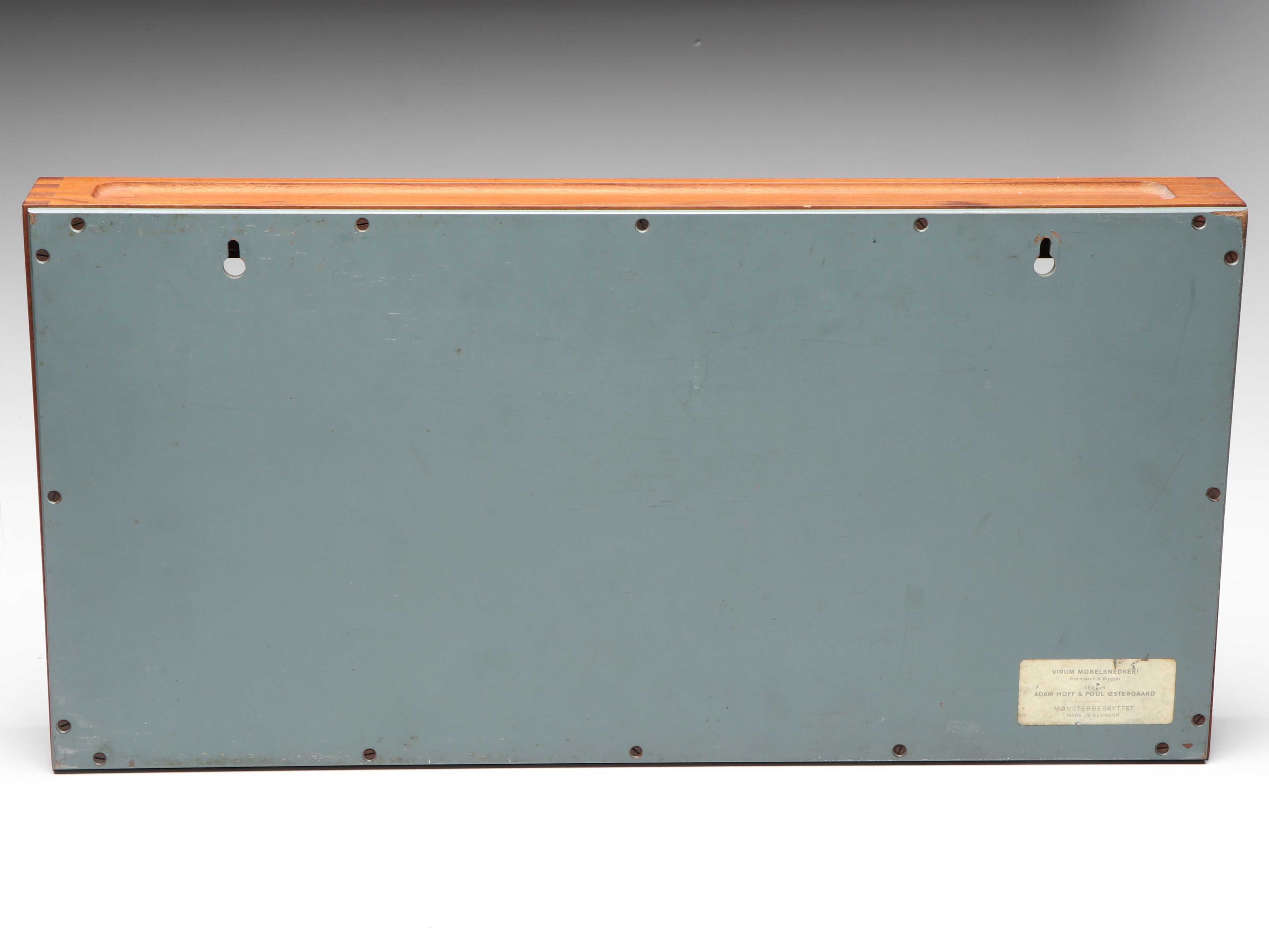 Adam Hoff and Poul Østergaard for Virum Danish Modern Wall-Mounted Valet