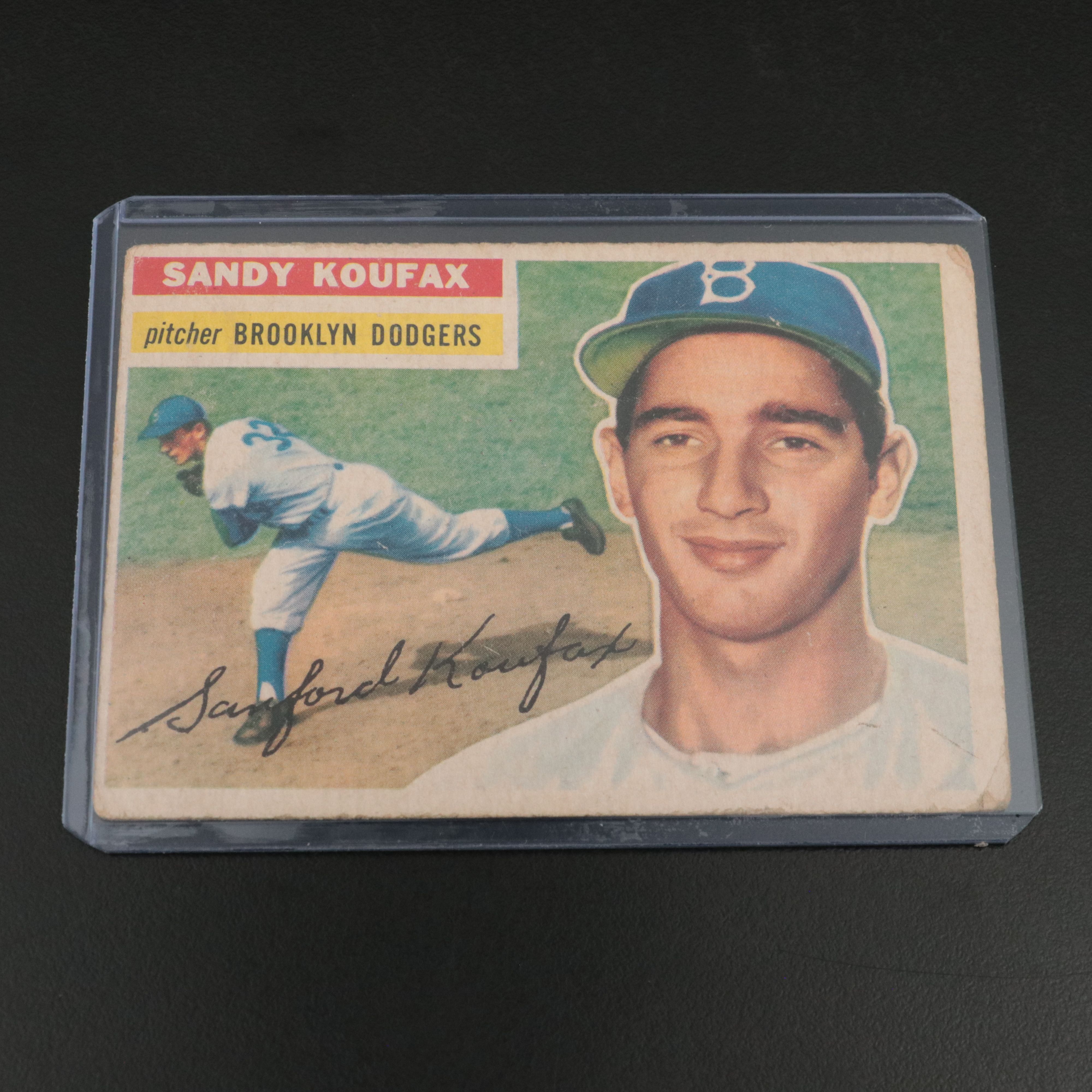 1956 Topps Sandy Koufax Brooklyn Dodgers Baseball Card