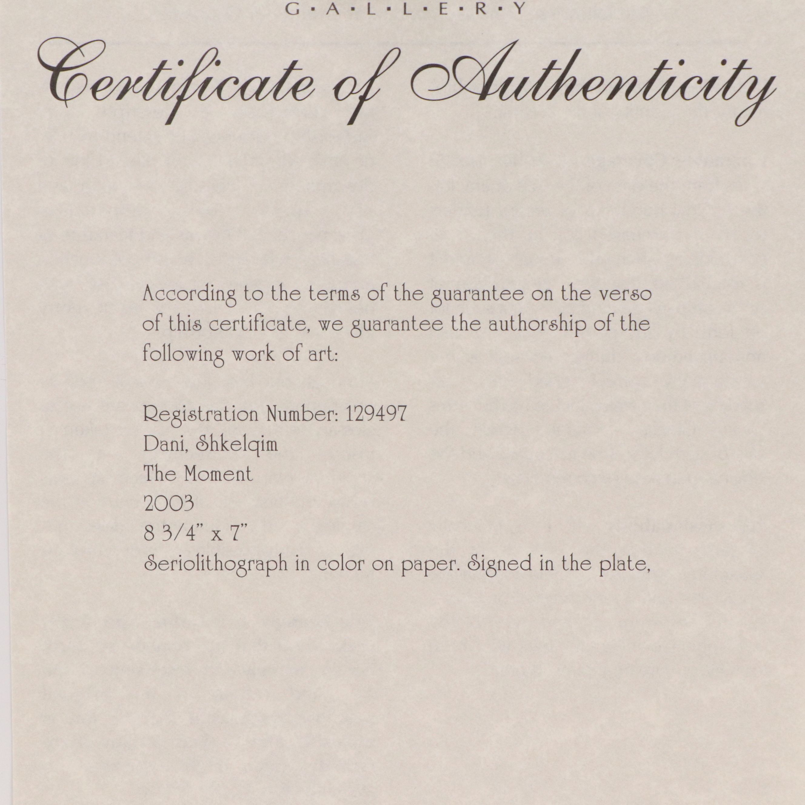 Peter Nixon Seriolithograph "Memories of Florence I," More