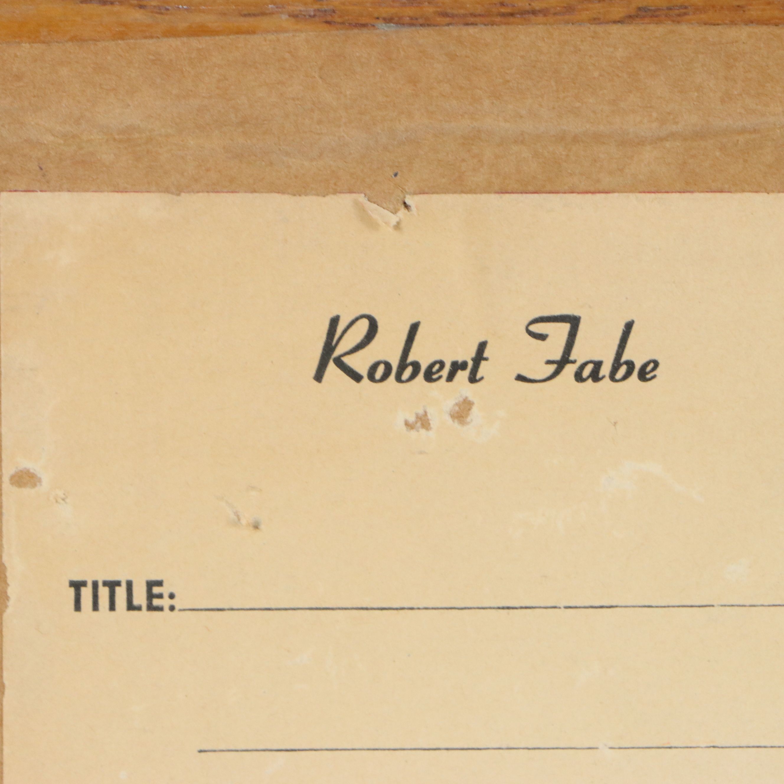 Robert Fabe Figural Ink and Wash Drawing, 20th Century