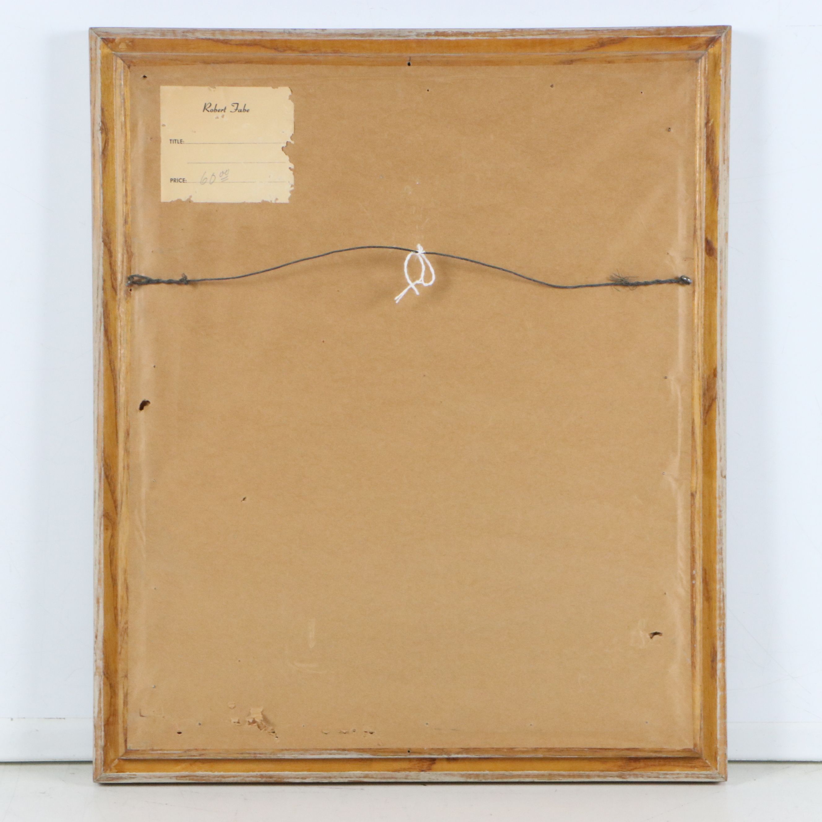 Robert Fabe Figural Ink and Wash Drawing, 20th Century