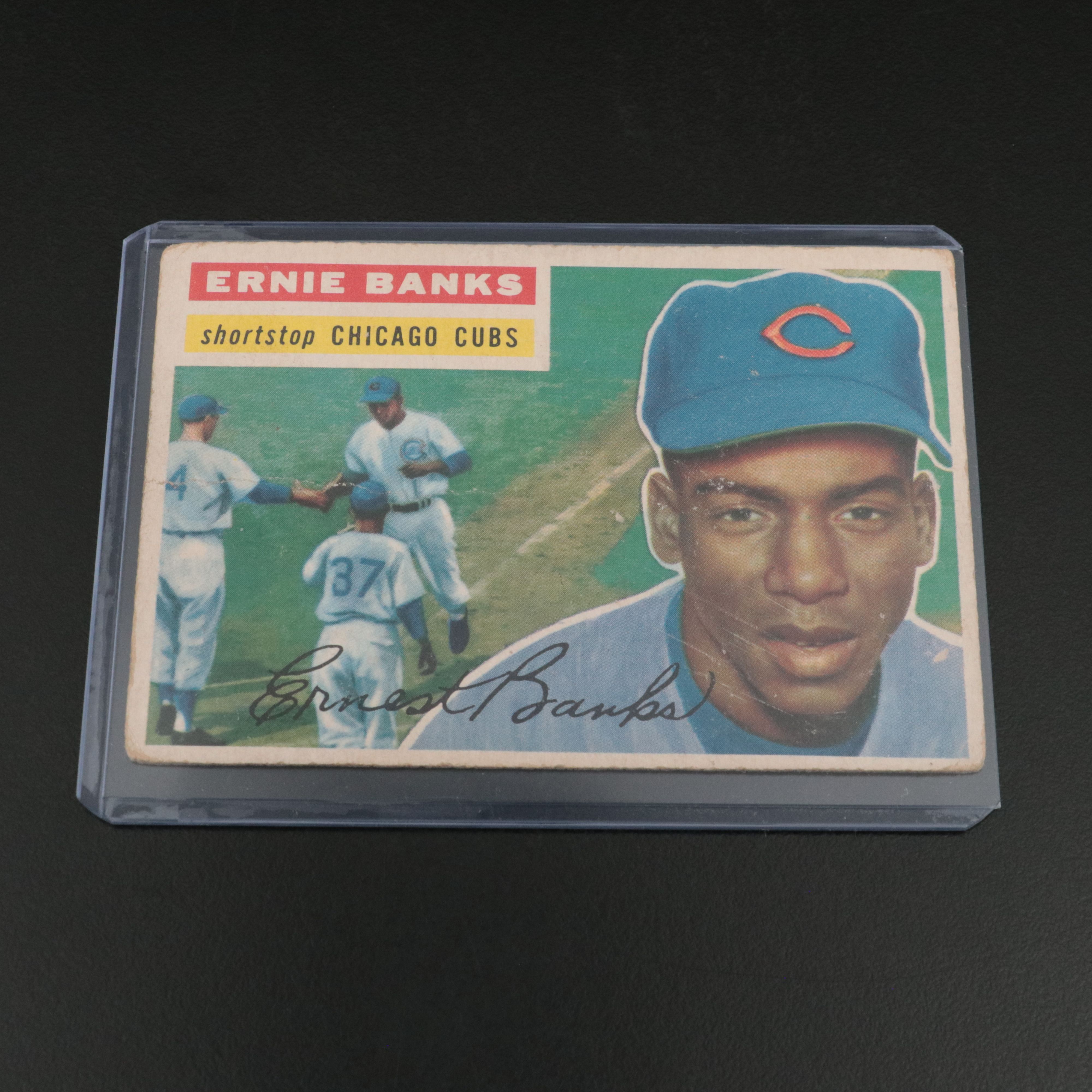 1956 Topps Baseball Cards with Ernie Banks, Duke Snider, and More
