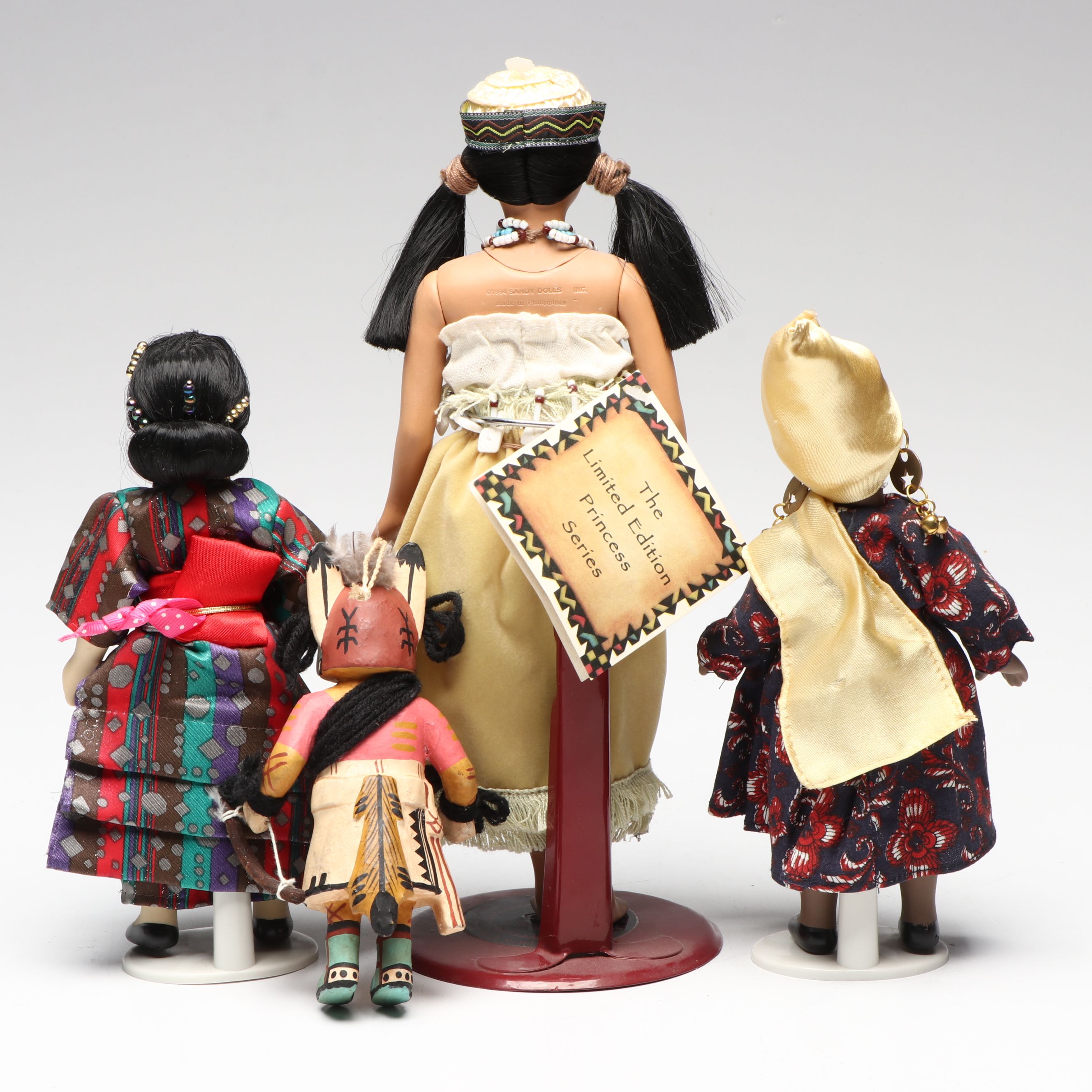 Ruben M. Tejada "Little Otter" Hupa Princess Doll and Other Dolls