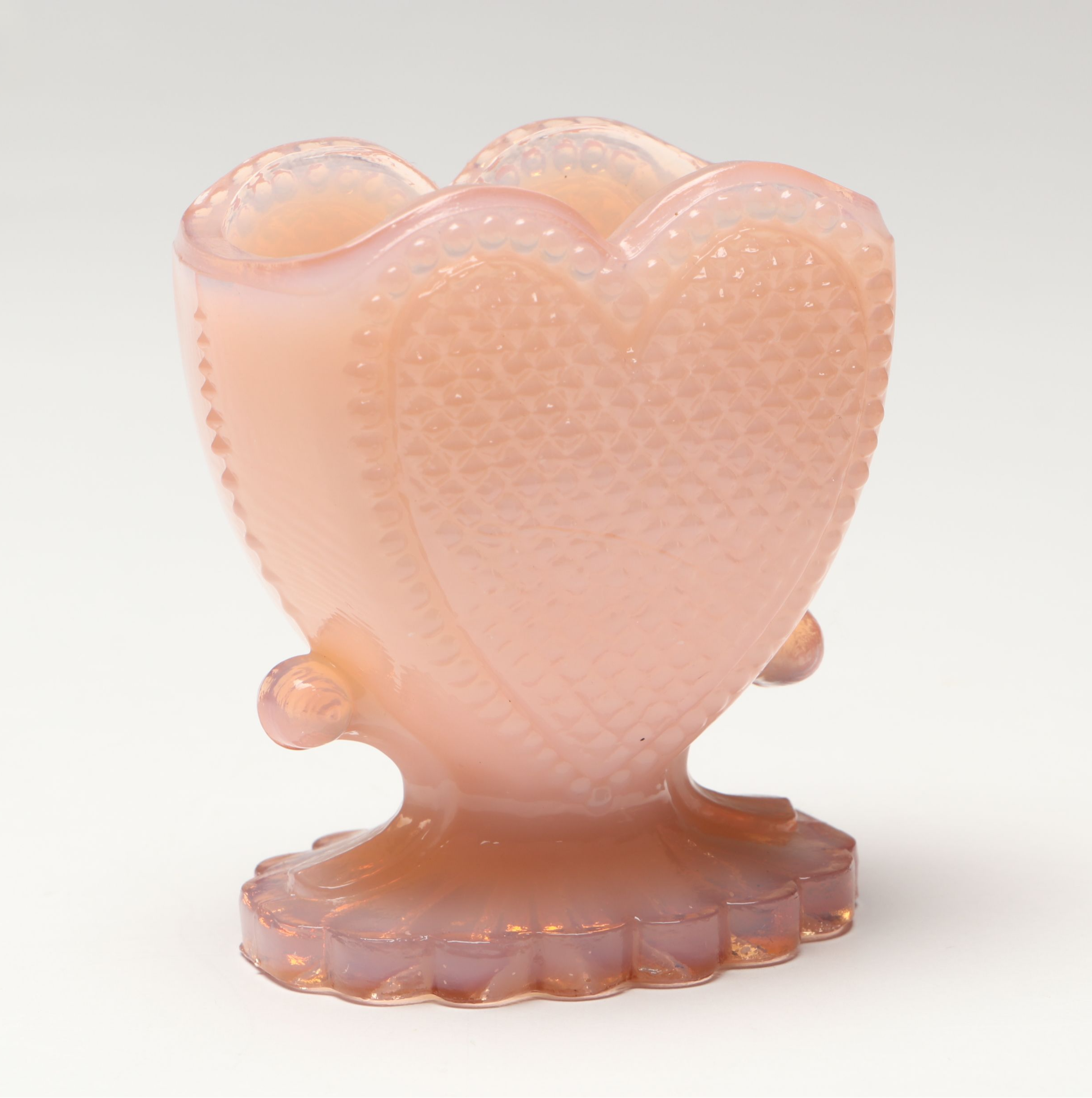 Fenton Hand-Painted Jack-in-the-Pulpit and Other Glass Table Accessories