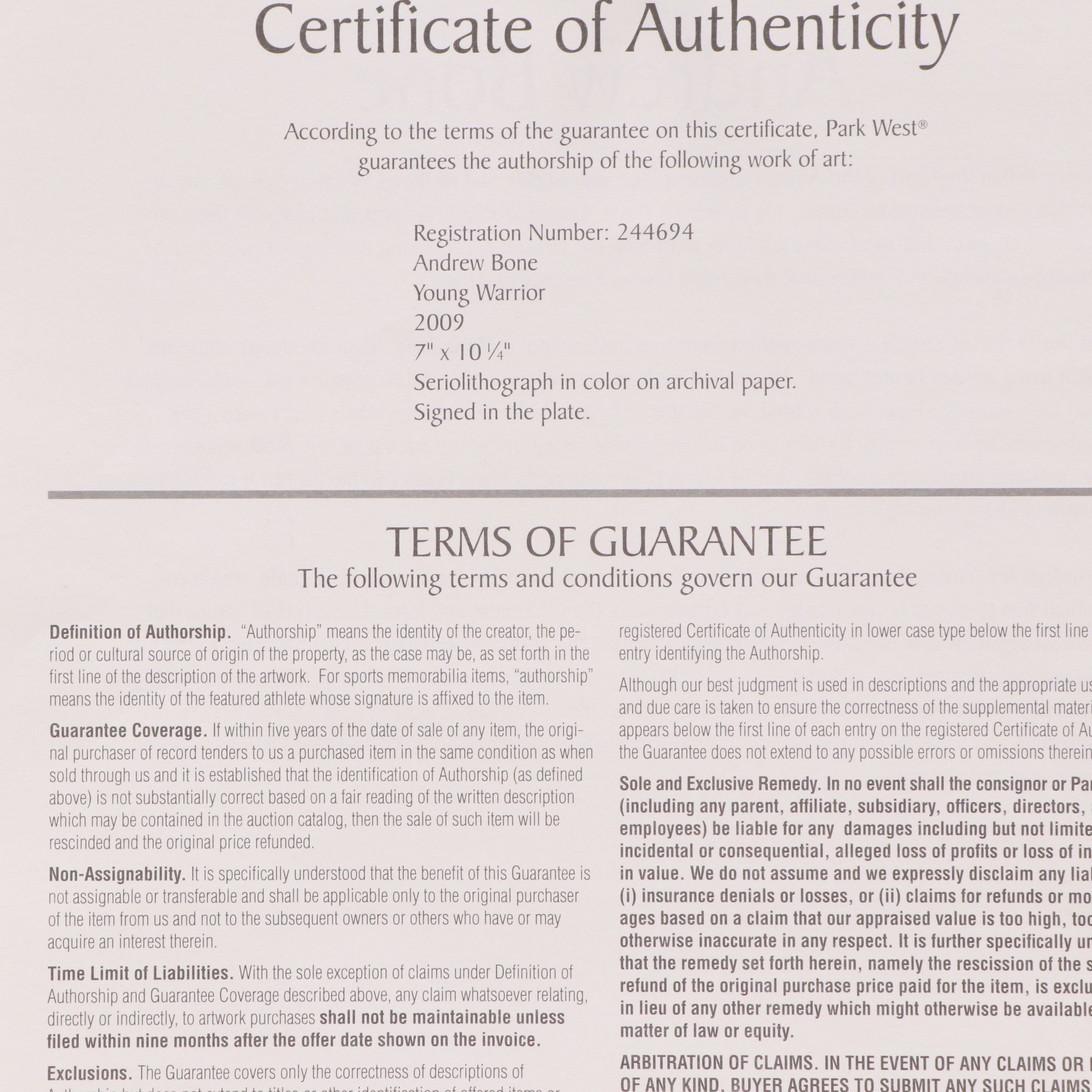 Andrew Bone, Marko Mavrovich, and Csaba Markus Seriolithographs