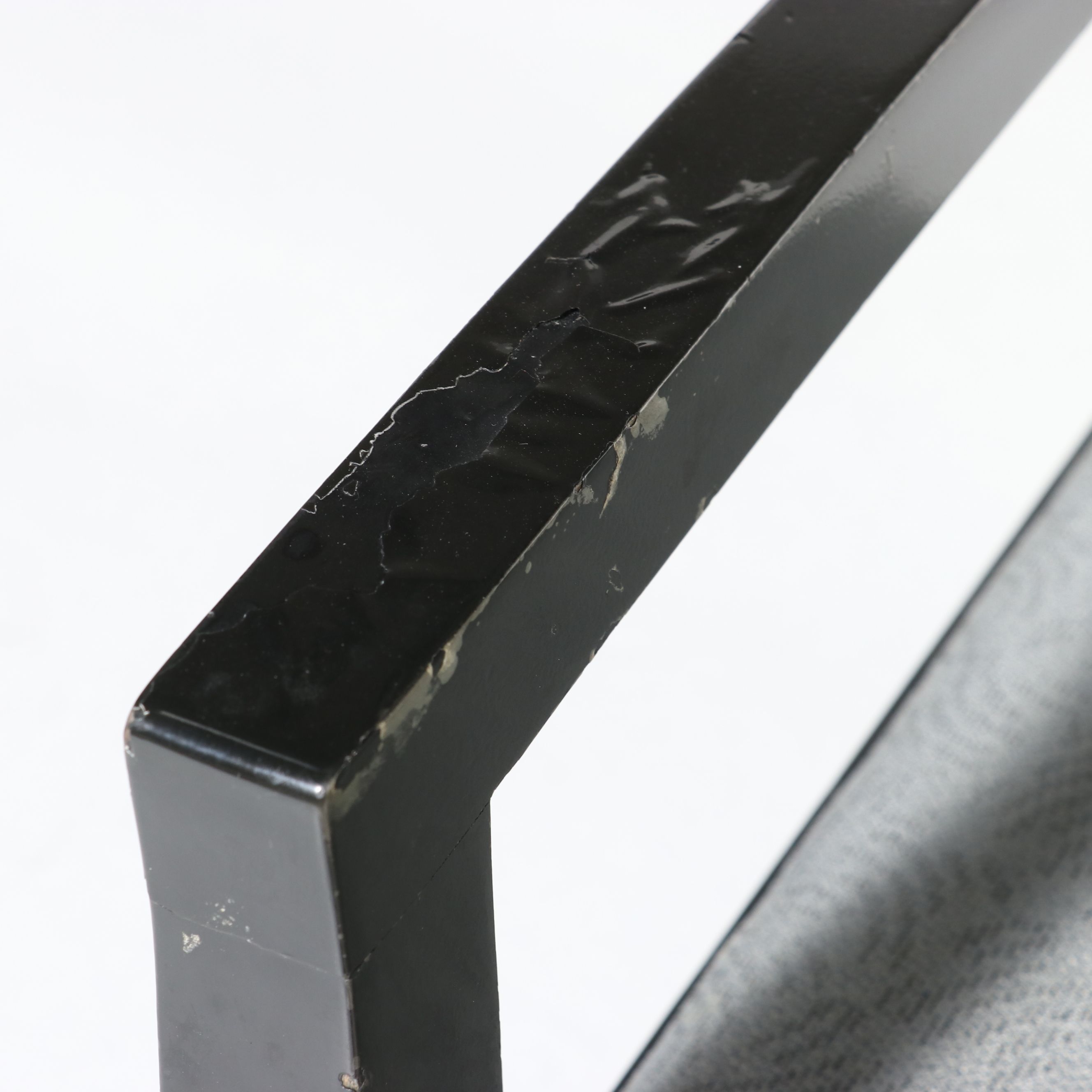 Knoll Studio Postmodern Style Ebonized Wood "Spoleto" Armchair, 1990