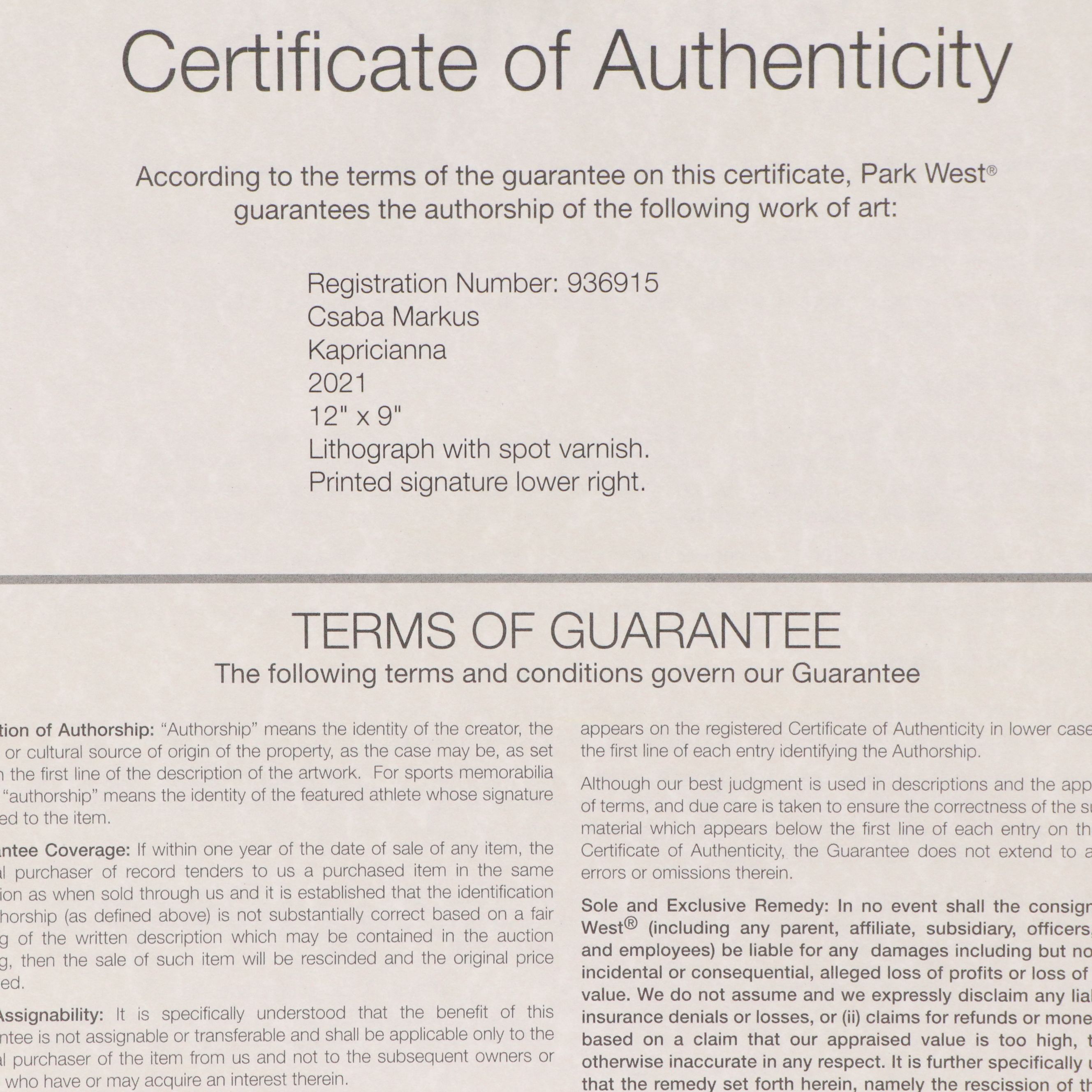 Andrew Bone, Marko Mavrovich, and Csaba Markus Seriolithographs