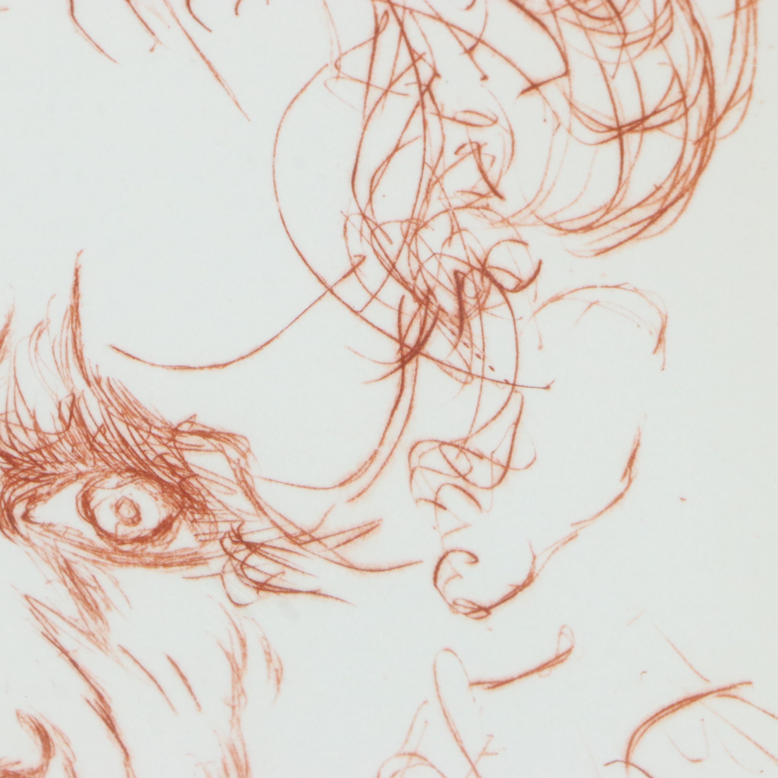 Salvador Dalí Restrike Etchings "Rembrandt van Rijn" and "Michelangelo"