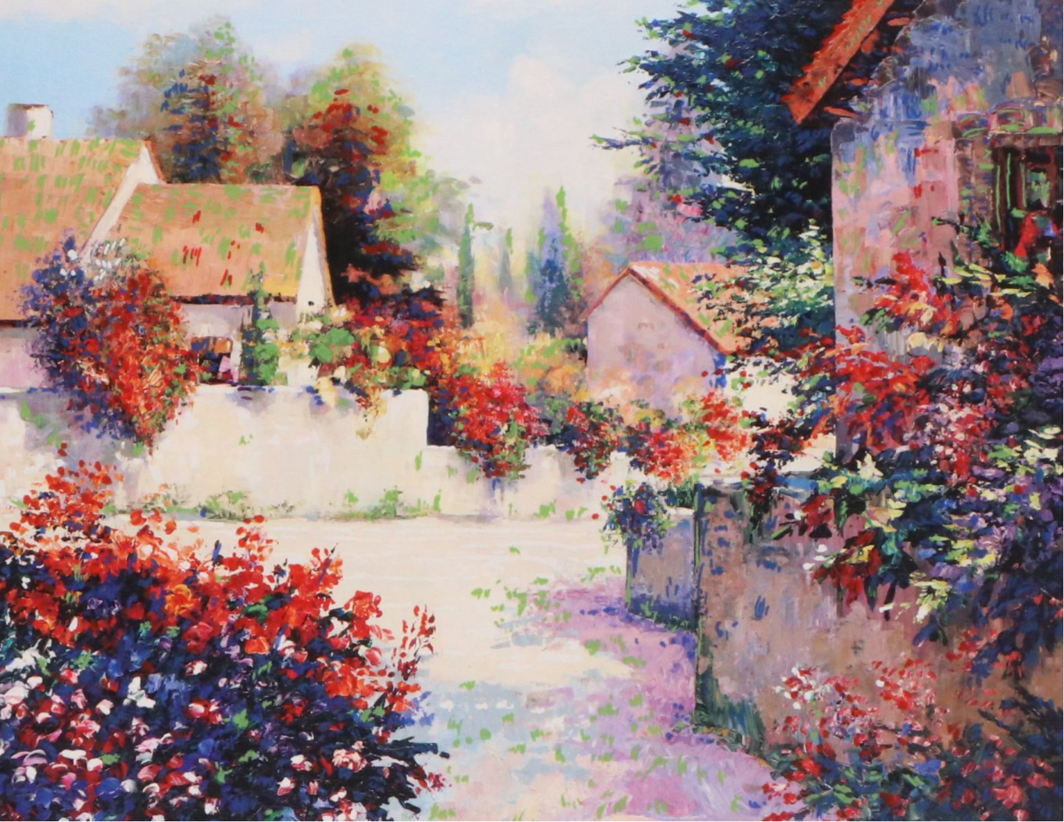 Alex Perez Seriolithographs Including "Lavender in Provence," 2002