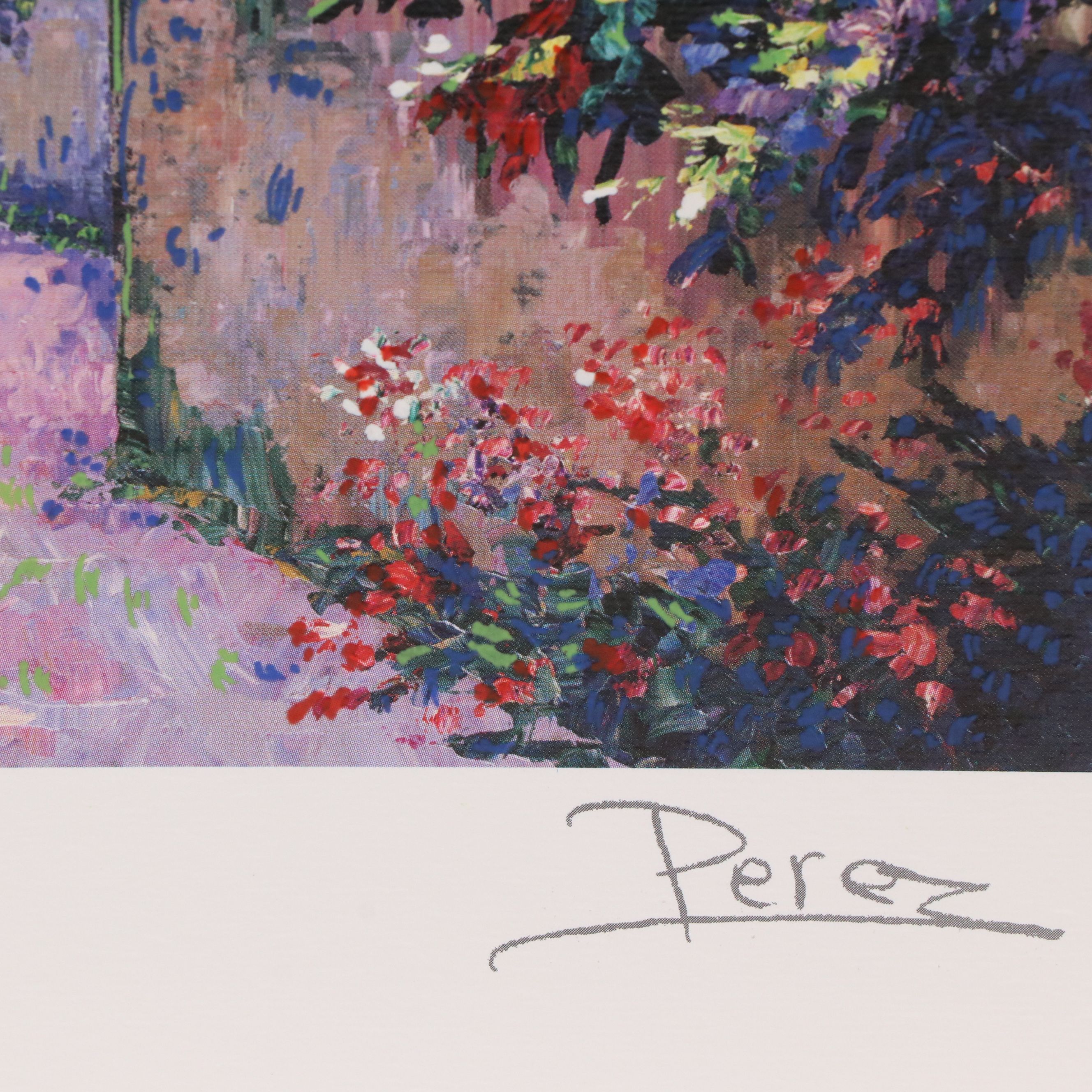 Alex Perez Seriolithographs Including "Lavender in Provence," 2002