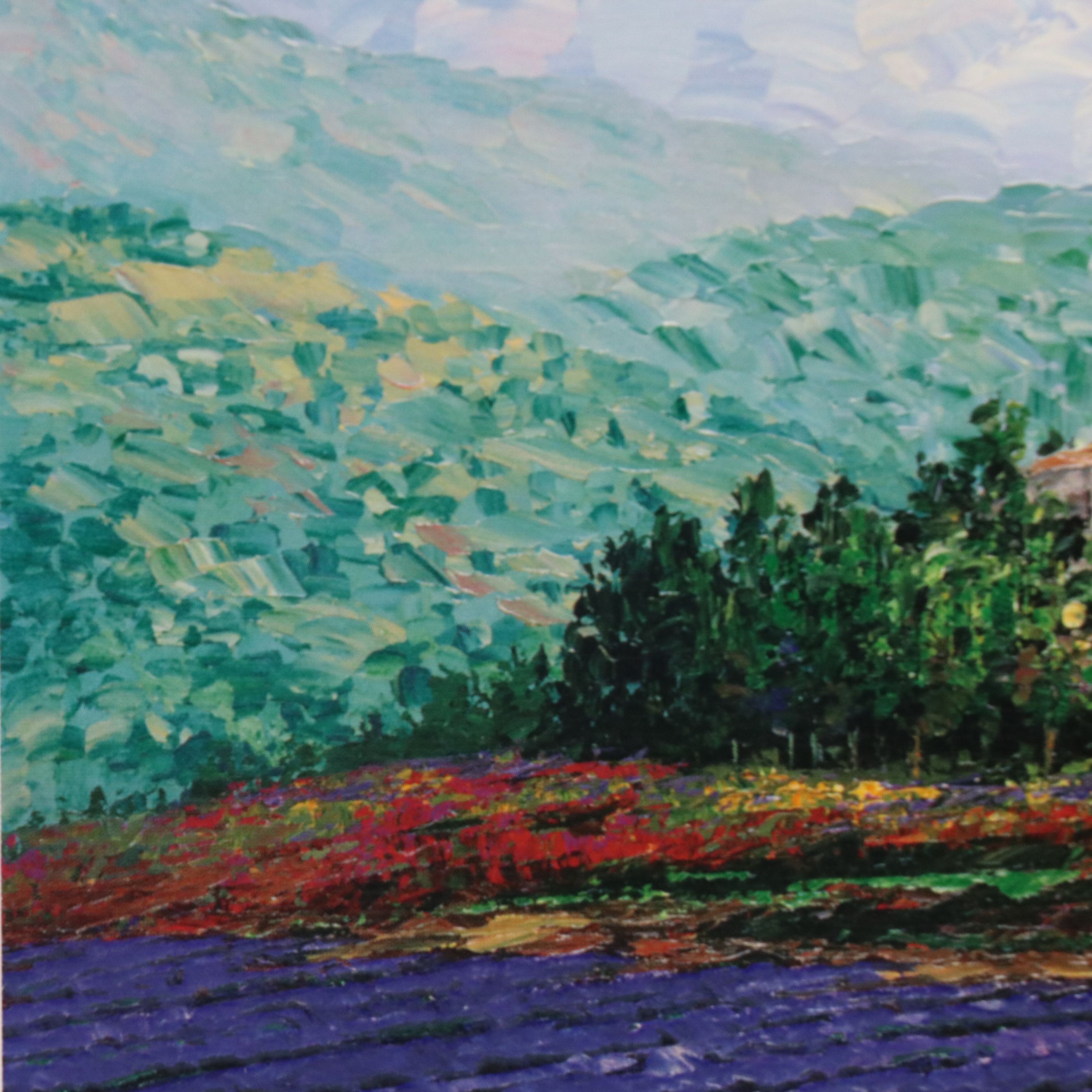 Alex Perez Seriolithographs Including "Lavender in Provence," 2002