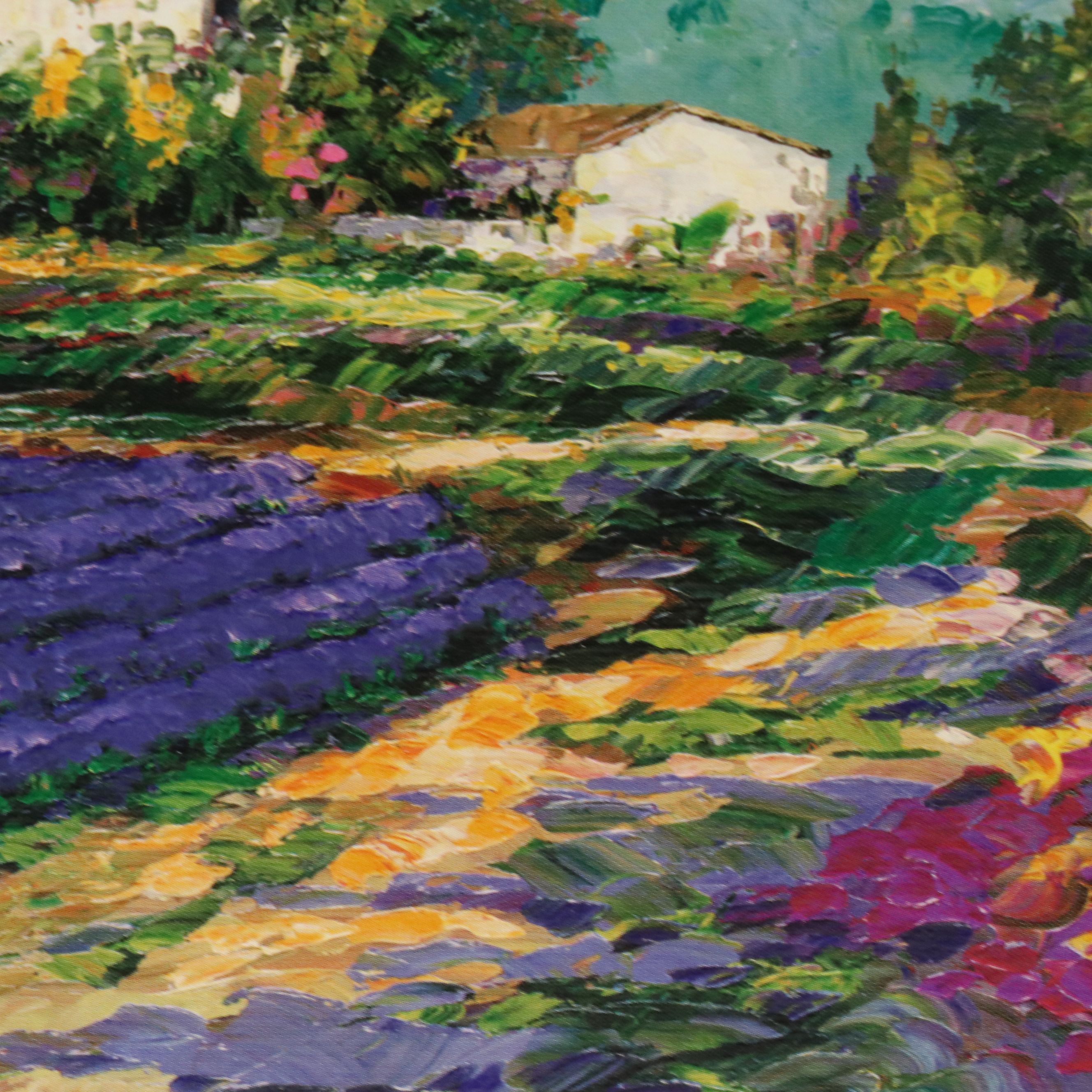 Alex Perez Seriolithographs Including "Lavender in Provence," 2002